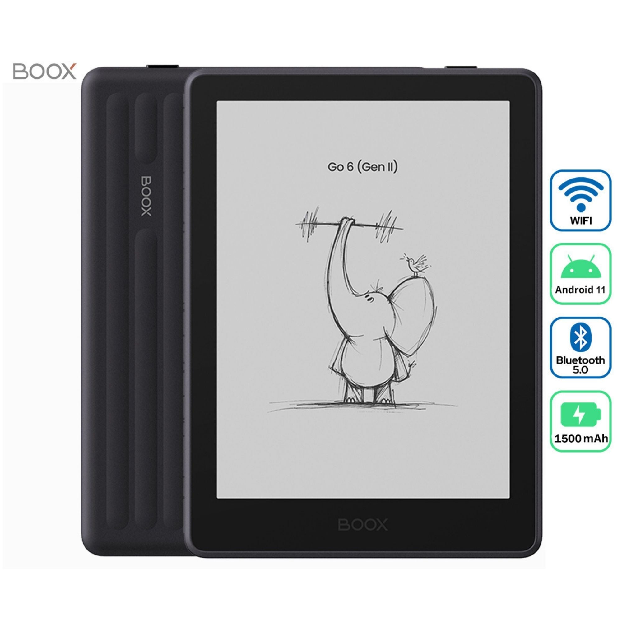 E-bralnik Boox Go 6 Gen II & Mladinska knjiga PLUS (3-mesečna naročnina)