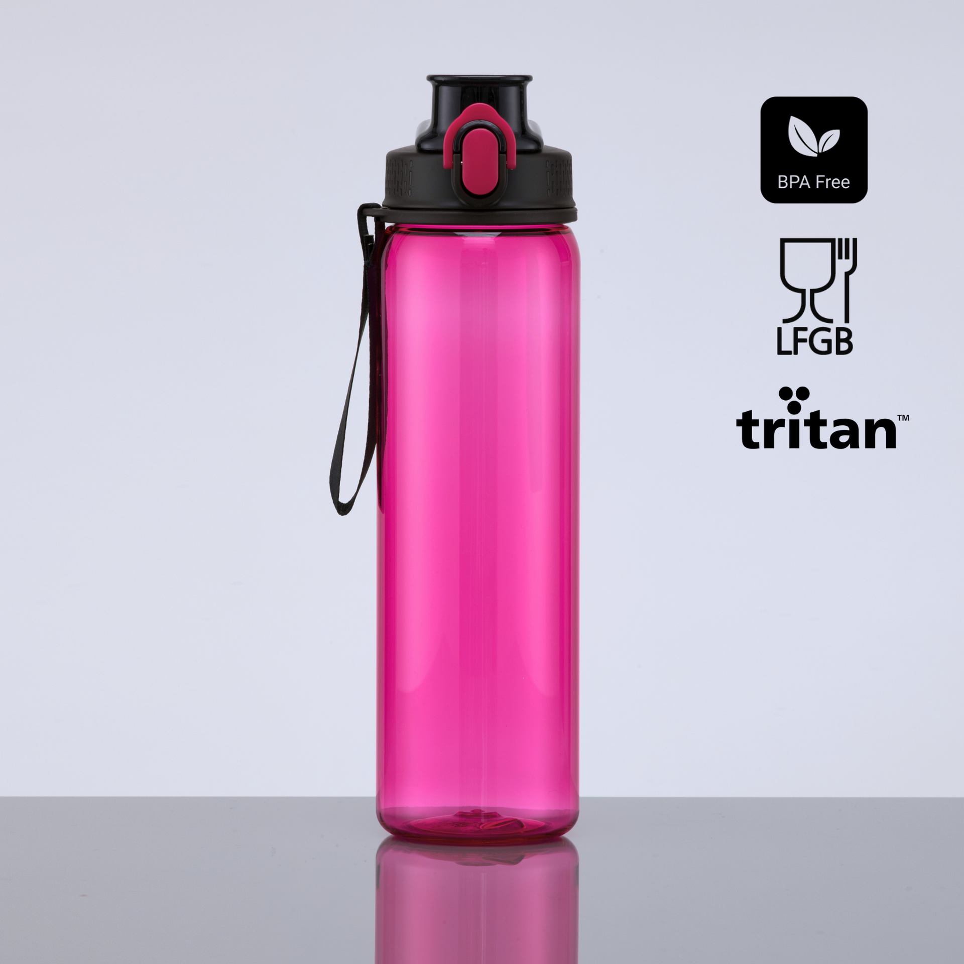 Steklenica Neon, tritan, 750 ml
