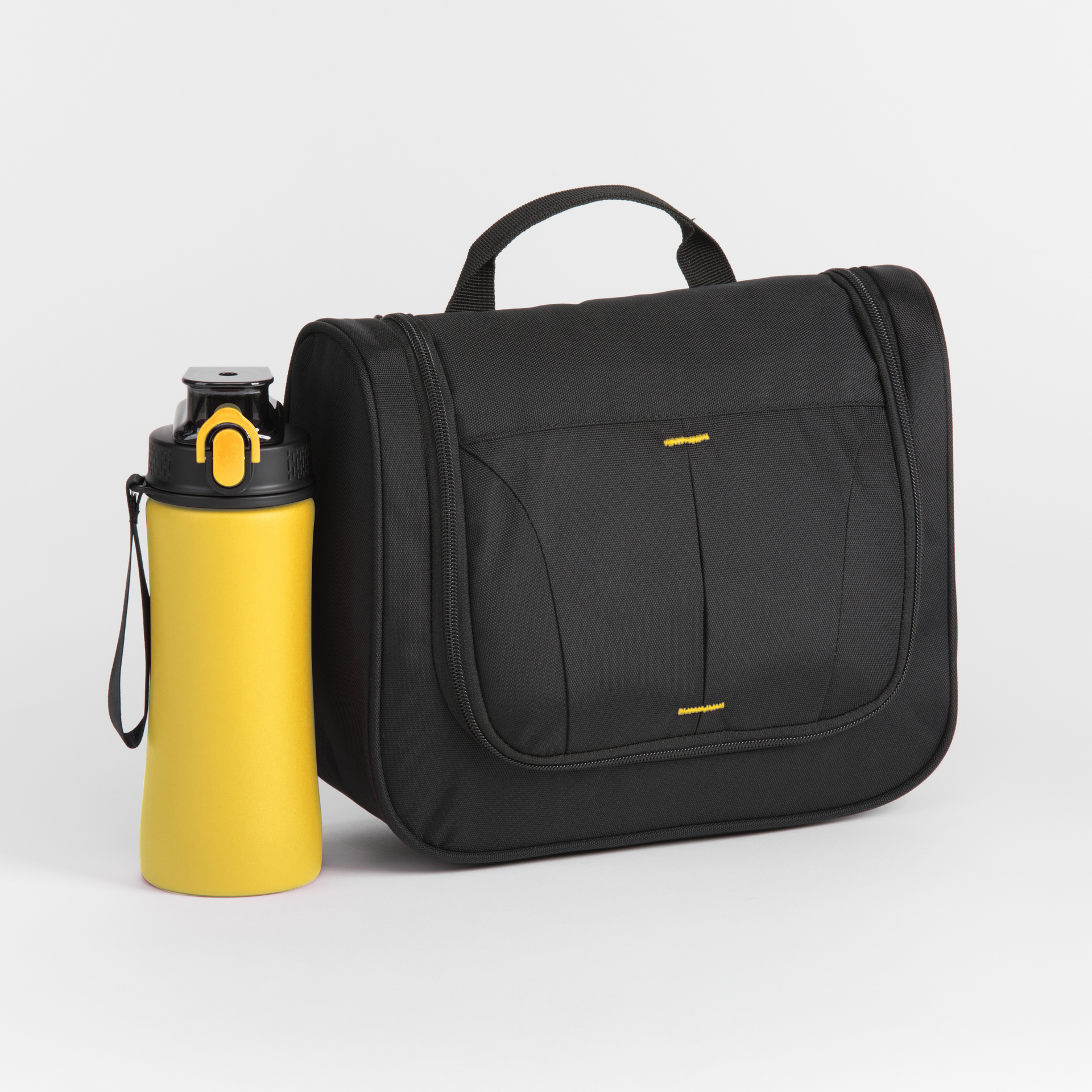 Steklenica iz jekla Primo & kozmetična torbica Urban