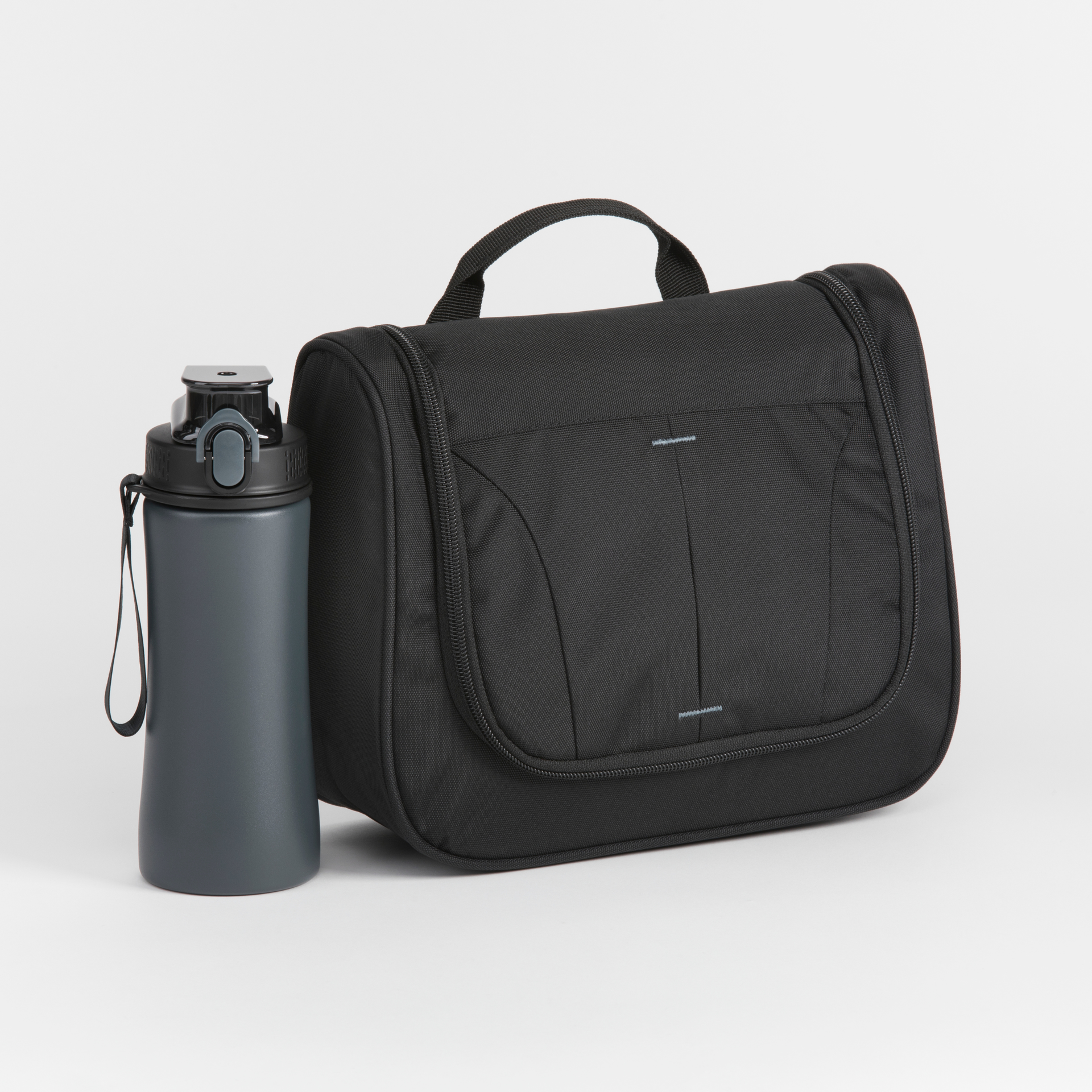 Steklenica iz jekla Primo & kozmetična torbica Urban