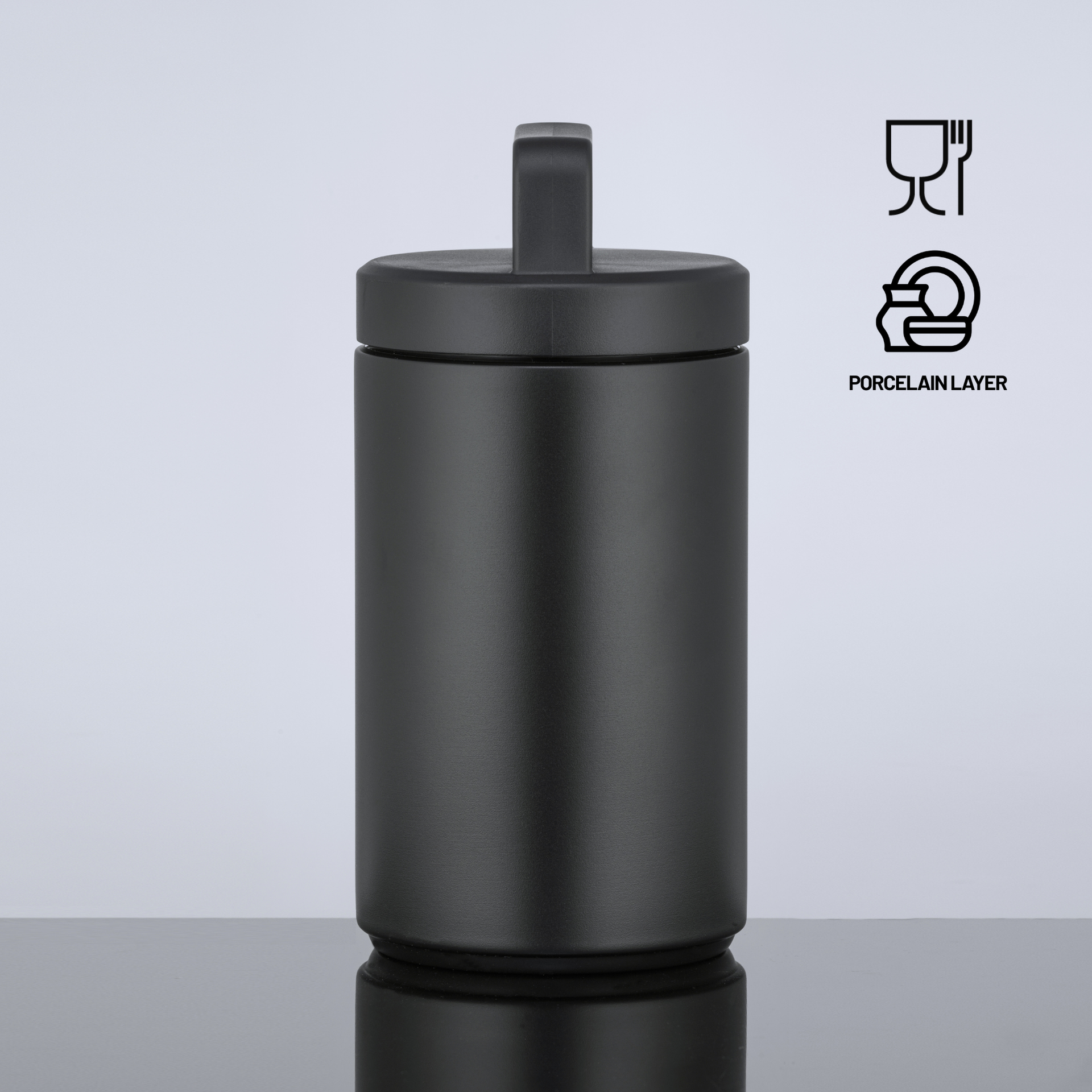 Posoda za hrano Nordic, nerjaveče jeklo POSCO, bakrena izolacija, porcelanasta prevleka, 800 ml
