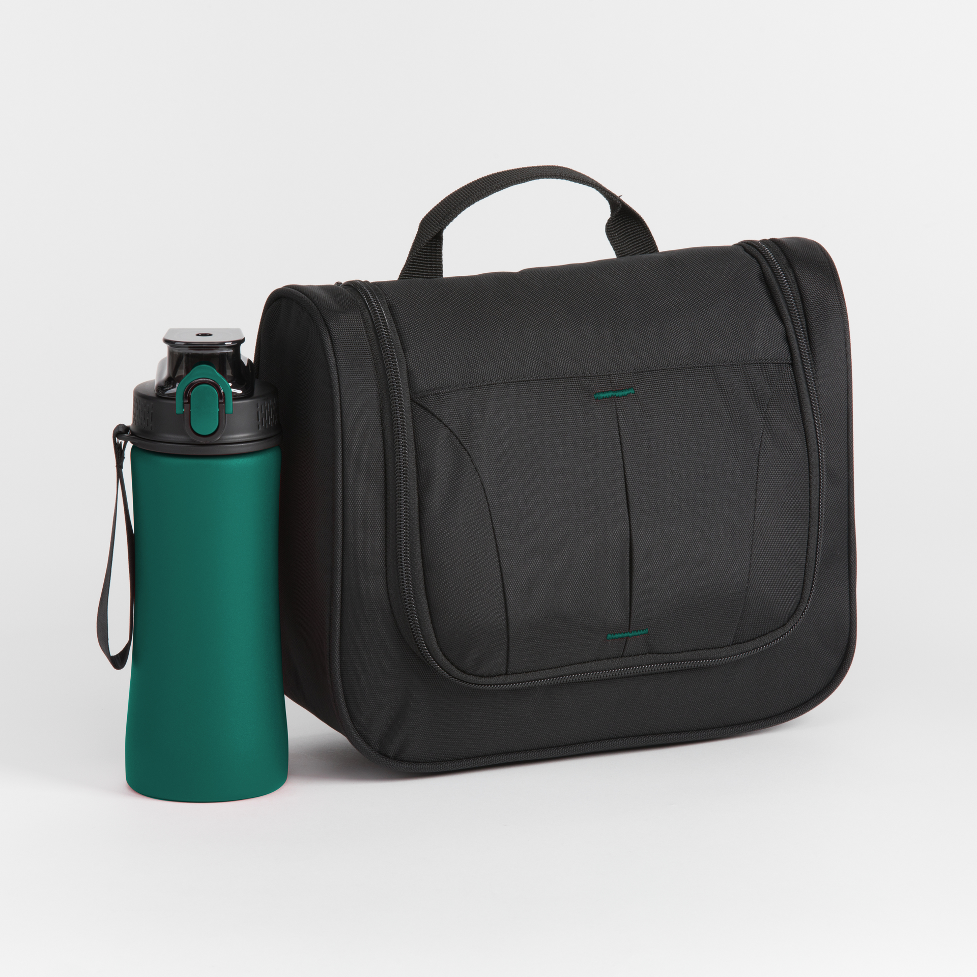 Steklenica iz jekla Primo & kozmetična torbica Urban