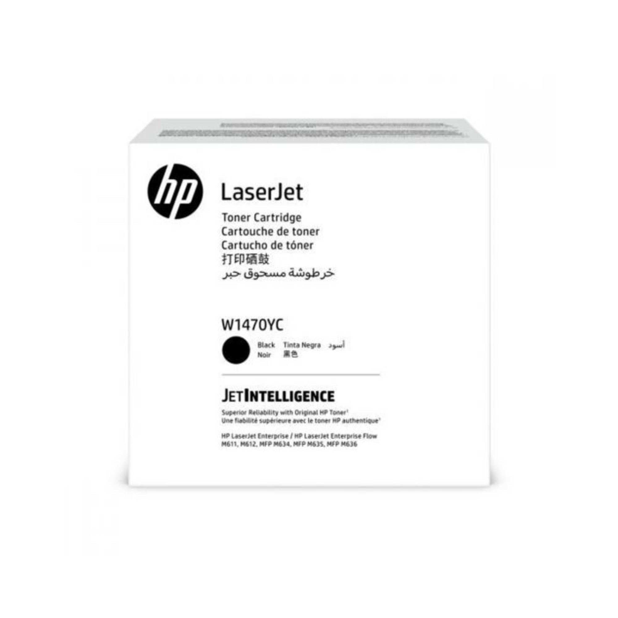 Toner HP W1470YC, črn
