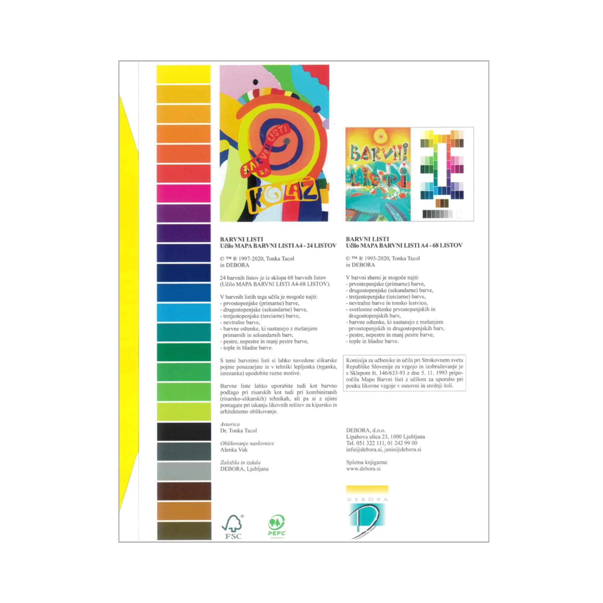 Papir kolaž A4 Debora