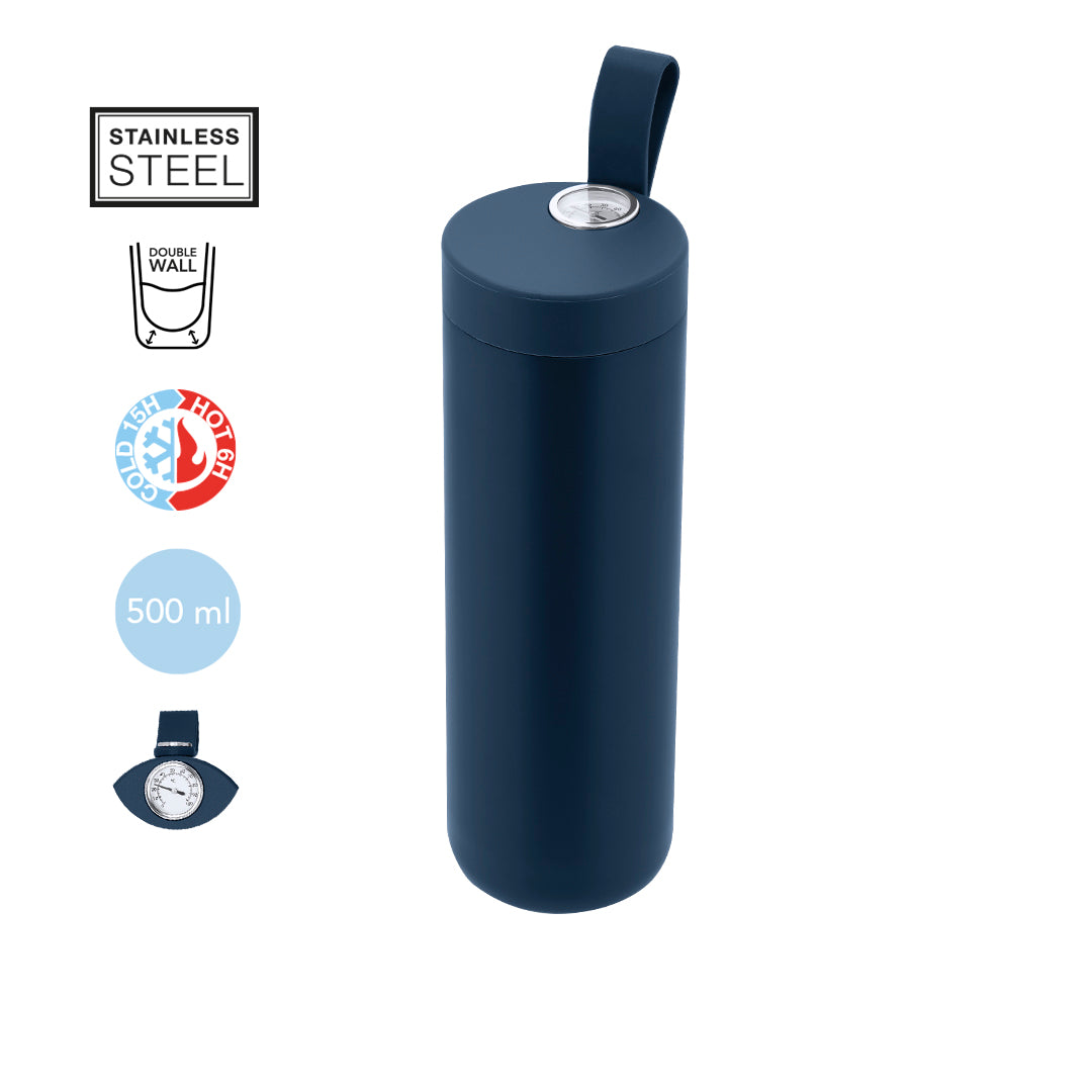 Steklenica termo Royan, nerjaveče steklo, 500 ml