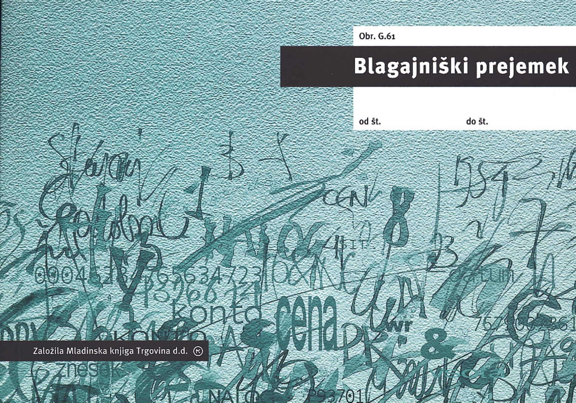 Blagajniški prejemek, G.61