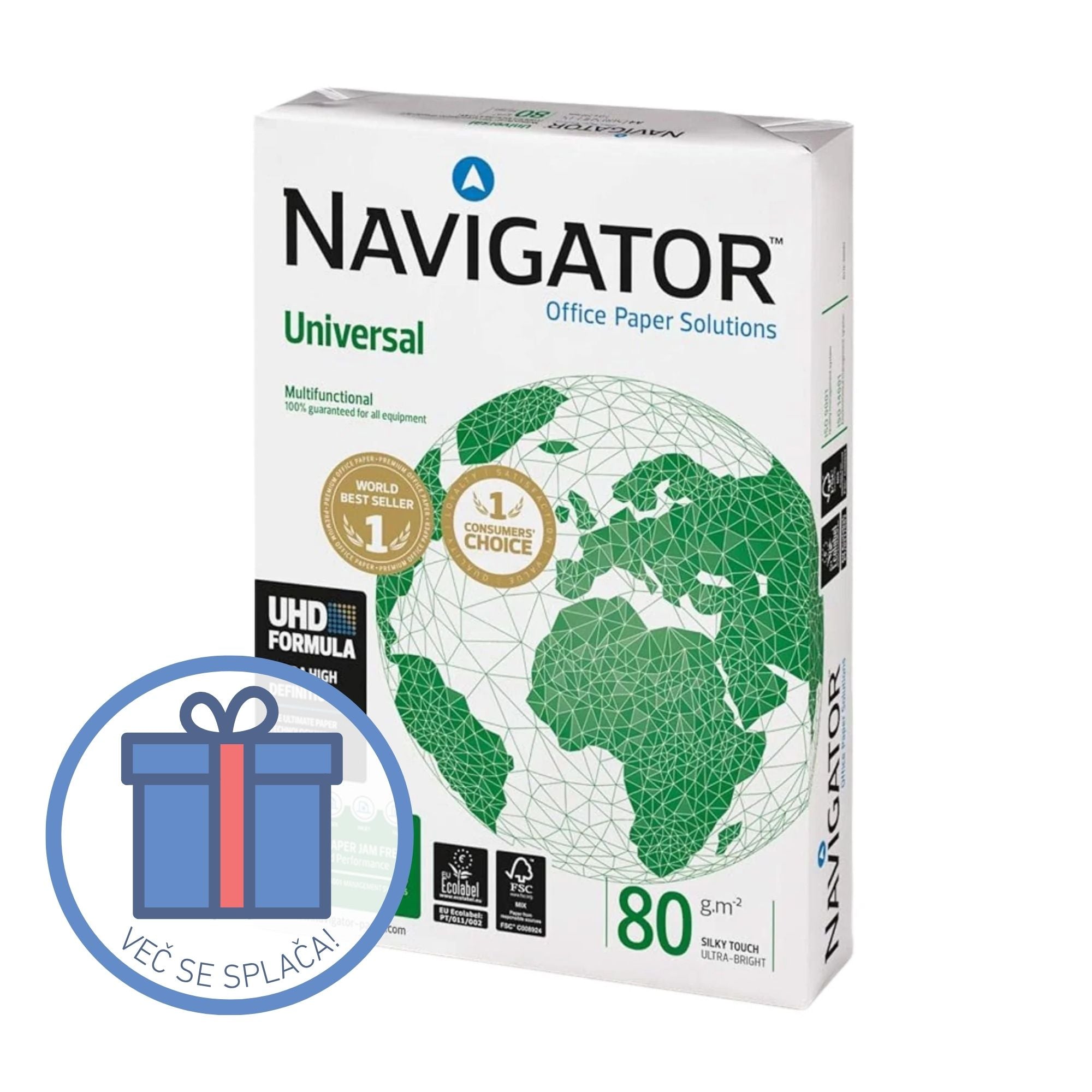 Papir Navigator Universal A4 80g 500/1