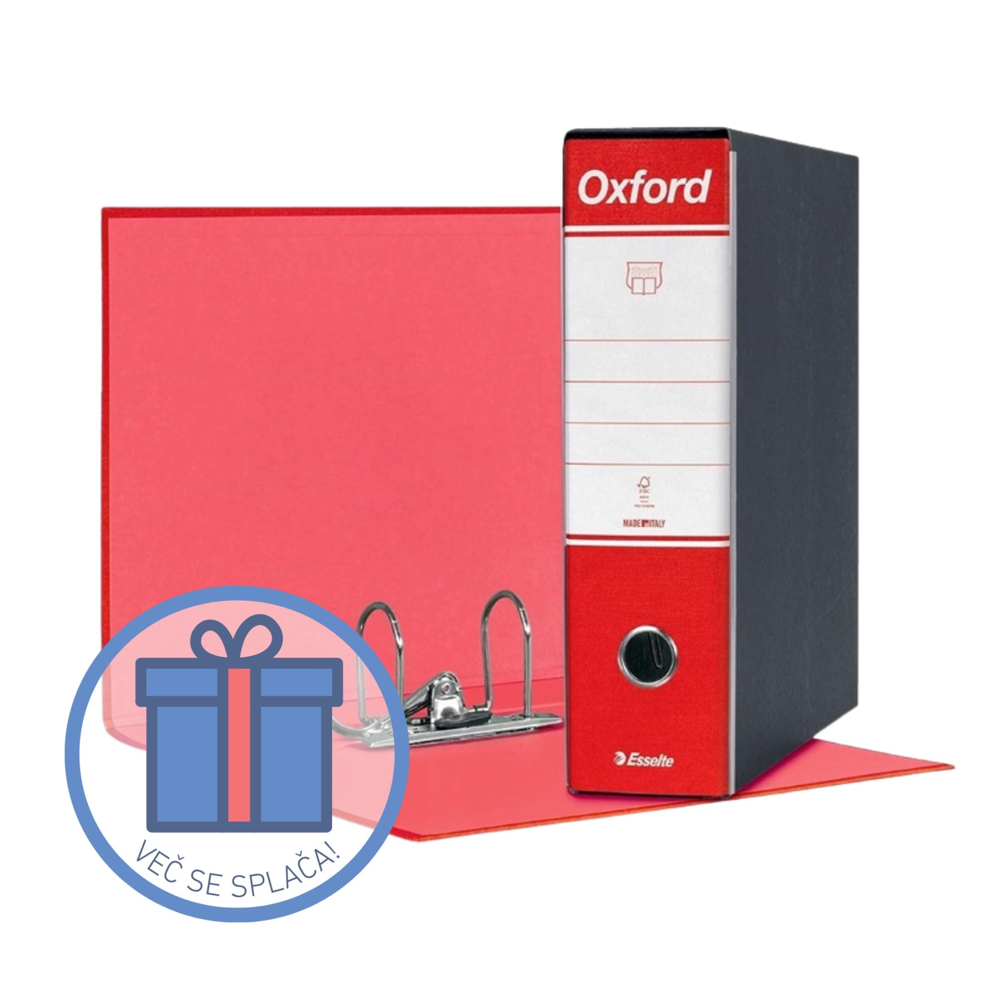 Registrator v škatli Oxford A4 50/80