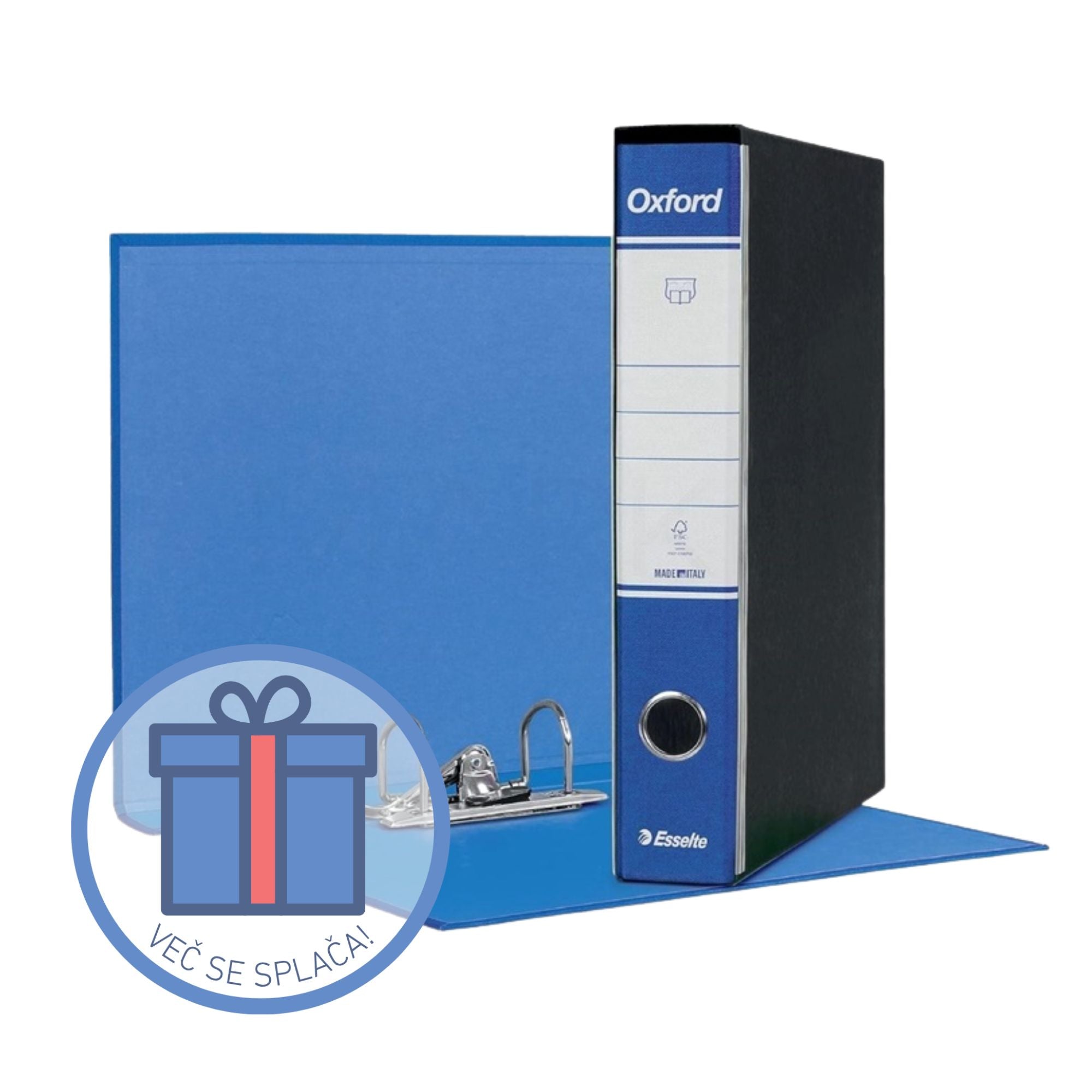 Registrator v škatli Oxford A4 50/80