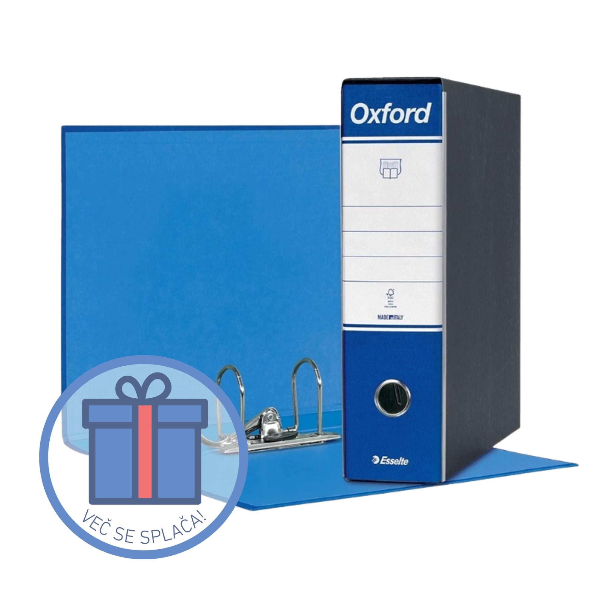 Registrator v škatli Oxford A4 50/80