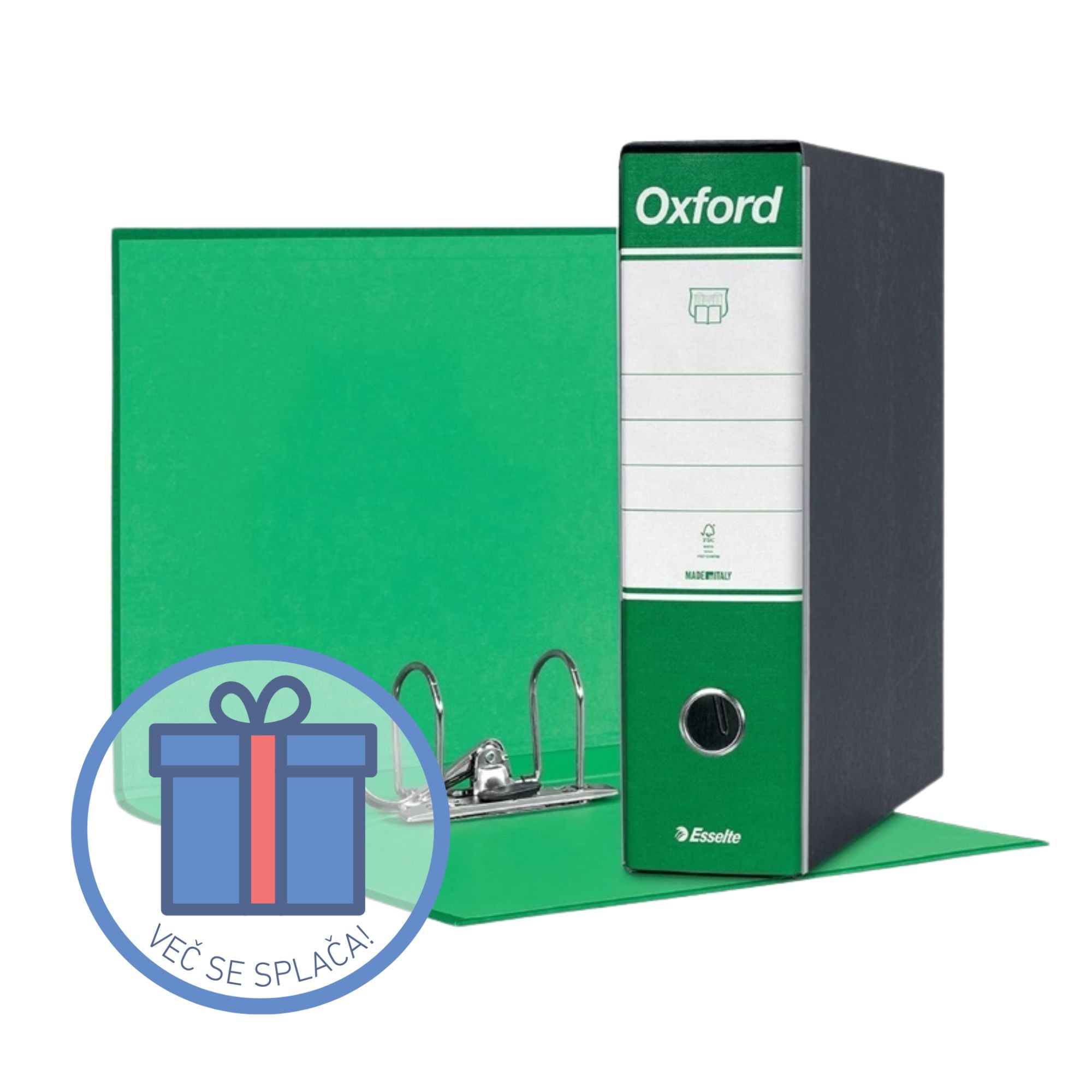 Registrator v škatli Oxford A4 50/80