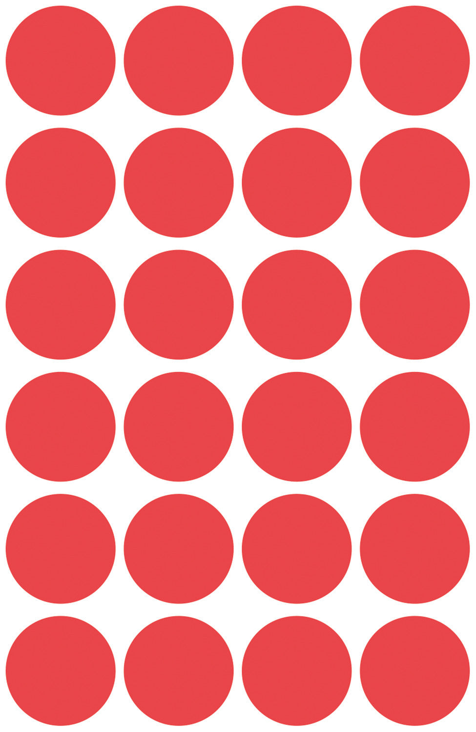 Etikete papirne barvne okrogle markirne Avery Zweckform