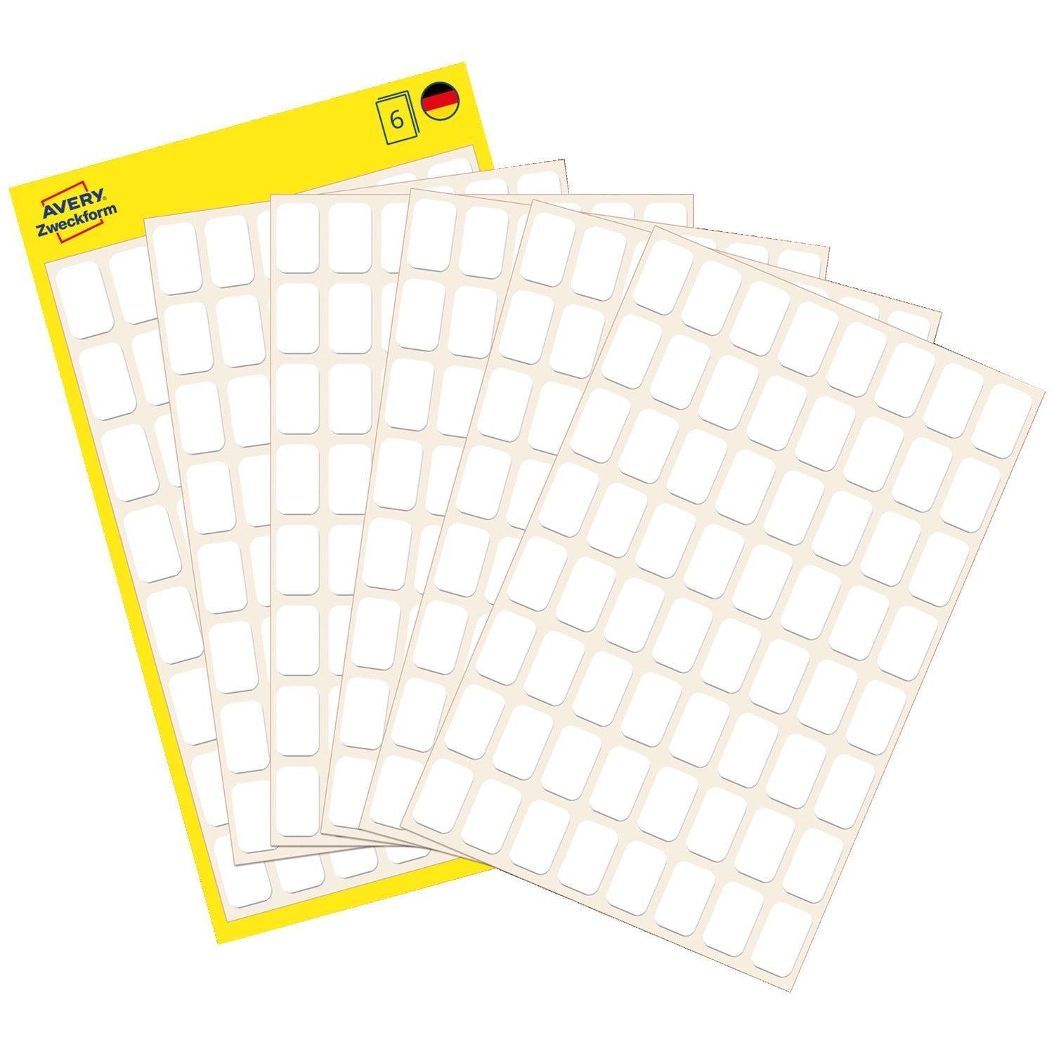 Etikete papirne bele za označevanje Avery Zweckform 3041, 13 x 8 mm