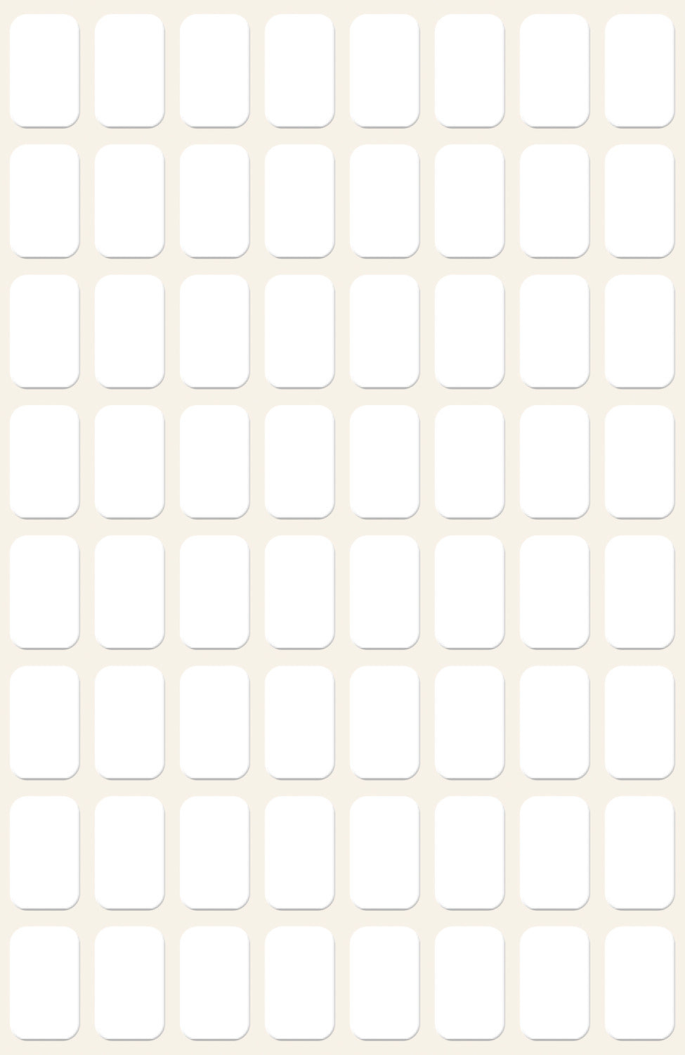 Etikete papirne bele za označevanje Avery Zweckform 3041, 13 x 8 mm