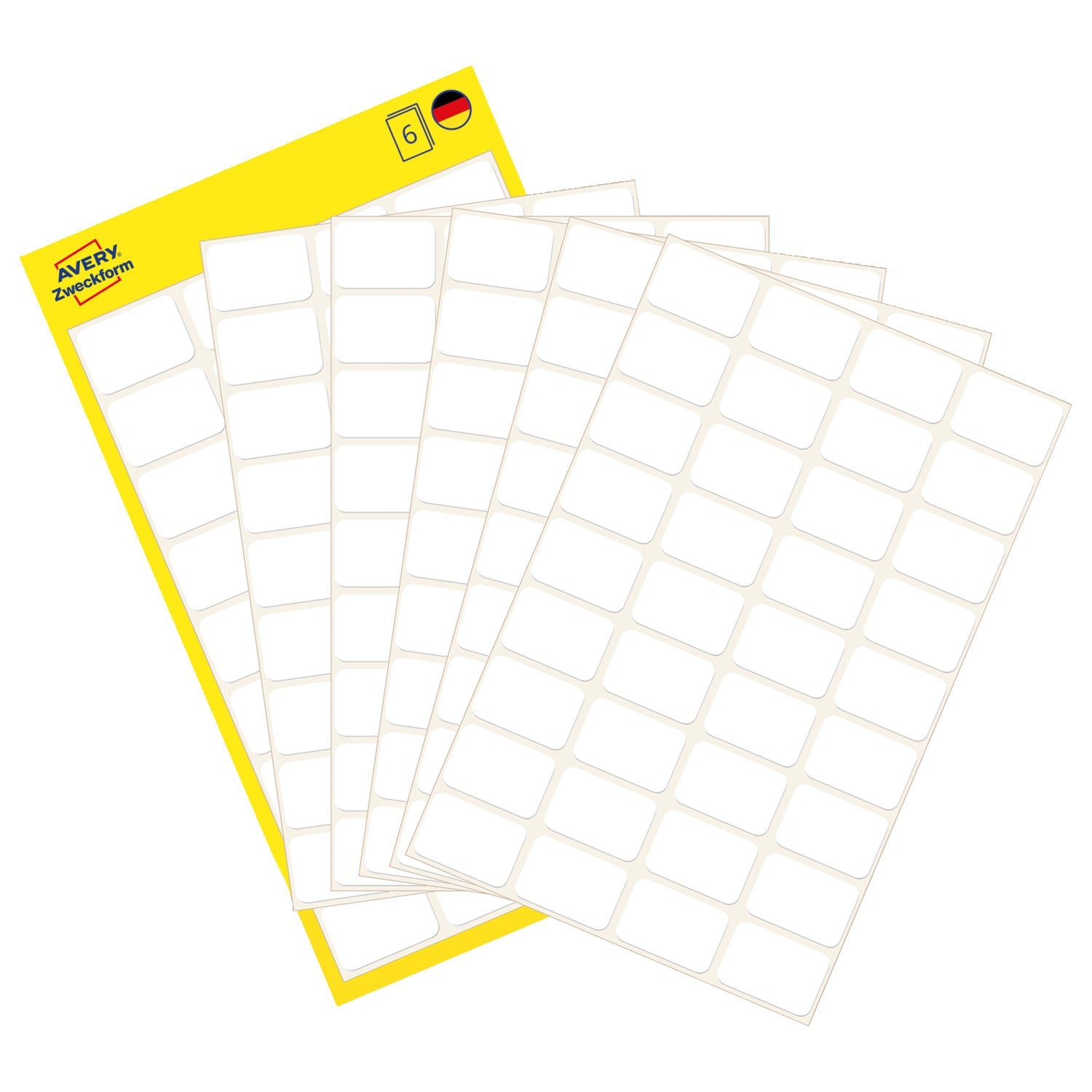 Etikete papirne bele za označevanje Avery Zweckform 3042, 18 x 12 mm