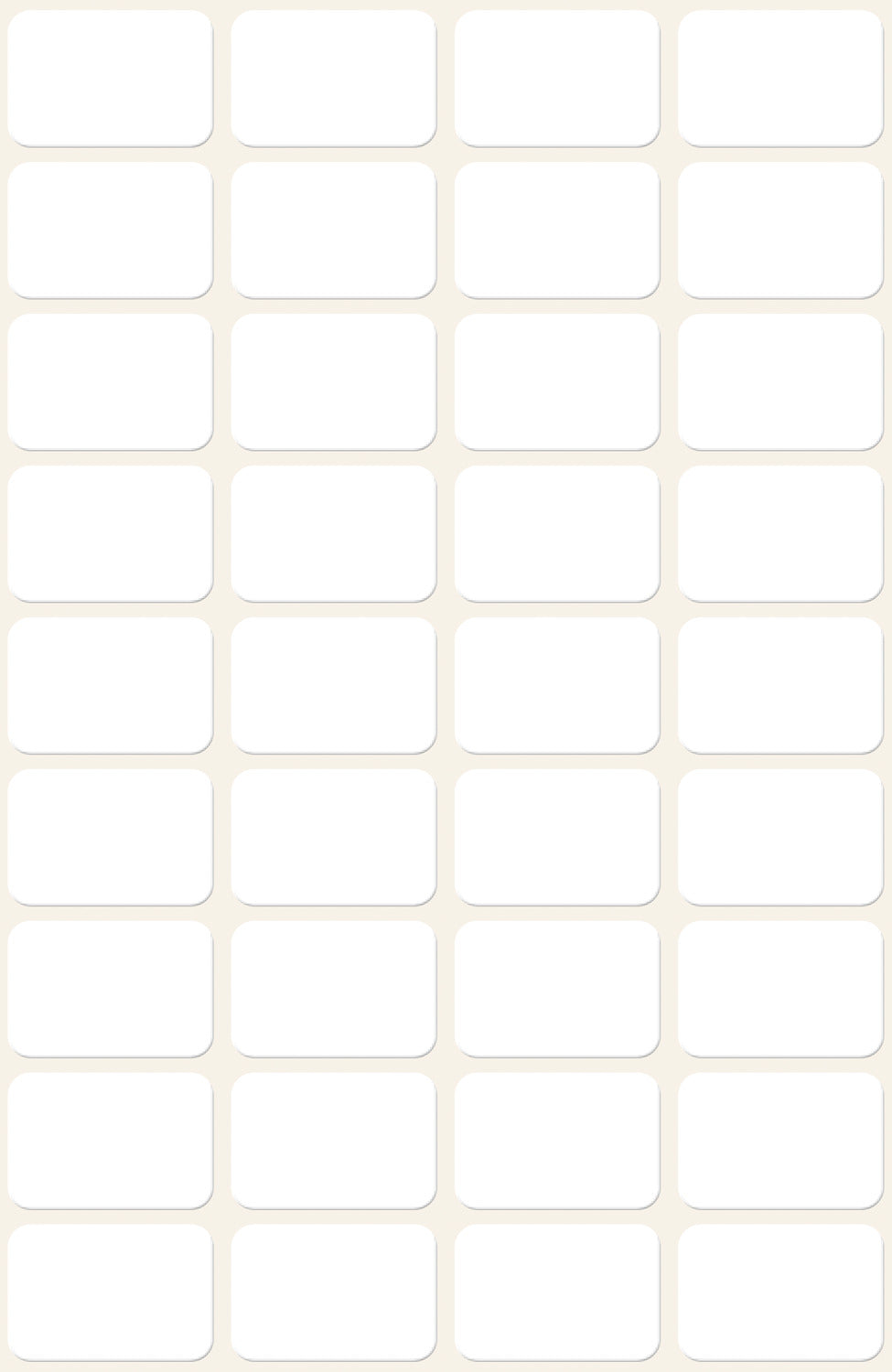 Etikete papirne bele za označevanje Avery Zweckform 3042, 18 x 12 mm