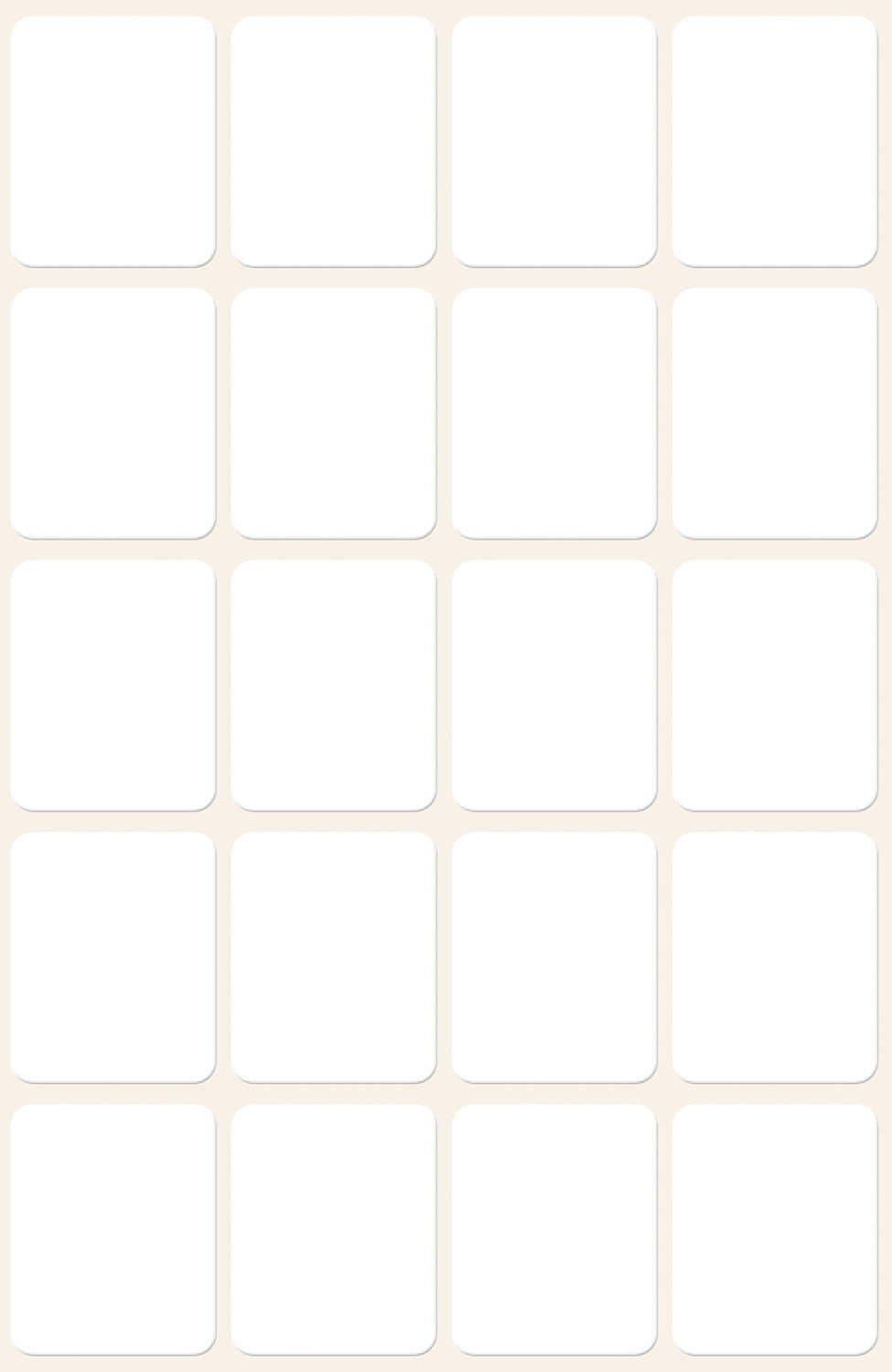 Etikete papirne bele za označevanje Avery Zweckform 3043, 22 x 18 mm