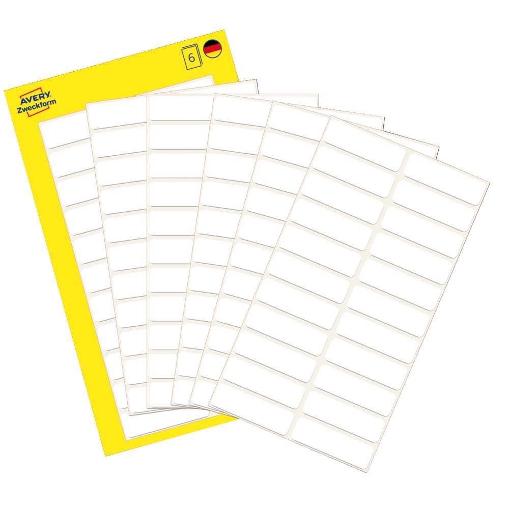 Etikete papirne bele za označevanje Avery Zweckform 3044, 32 x 10 mm