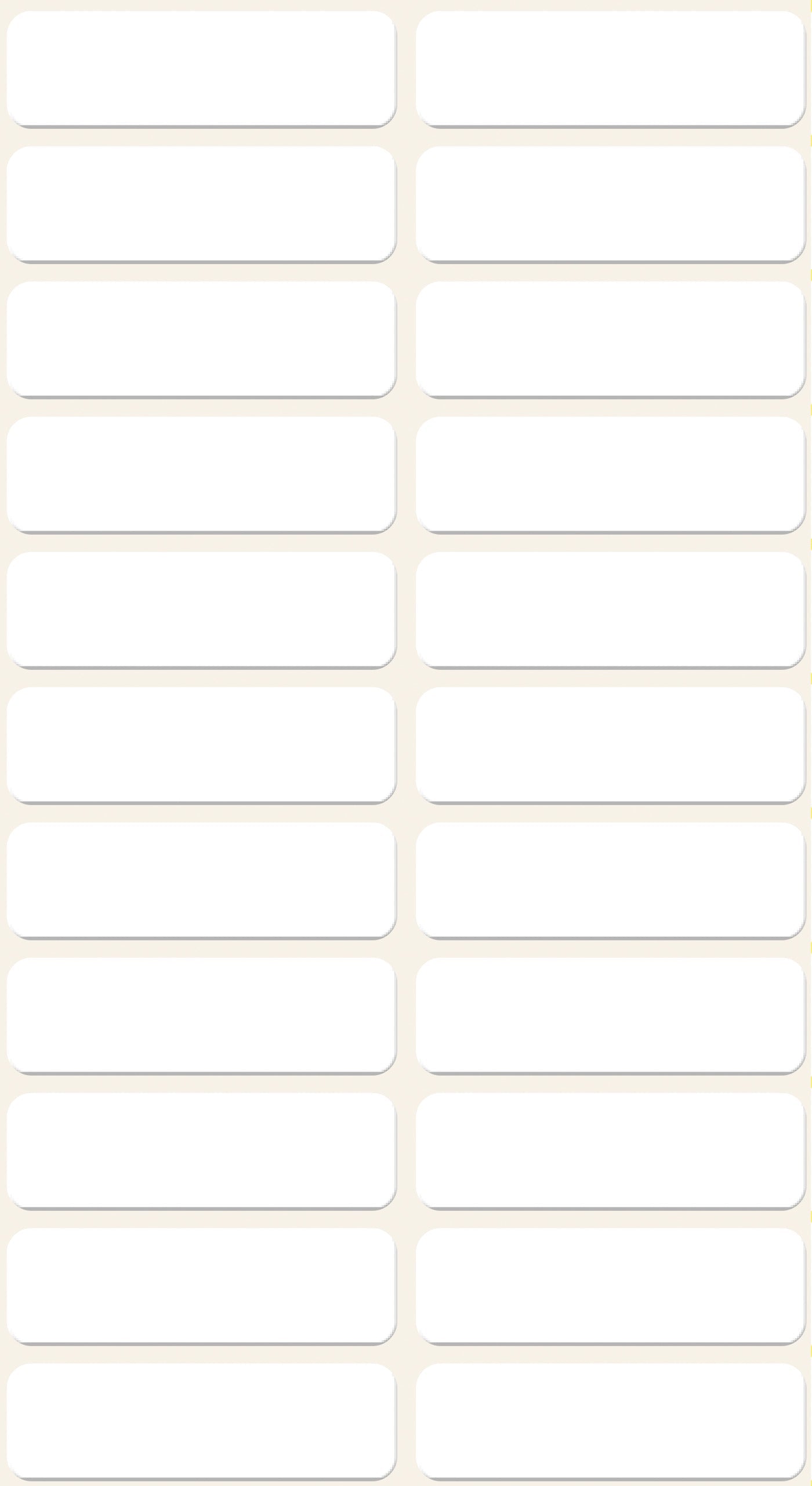 Etikete papirne bele za označevanje Avery Zweckform 3044, 32 x 10 mm