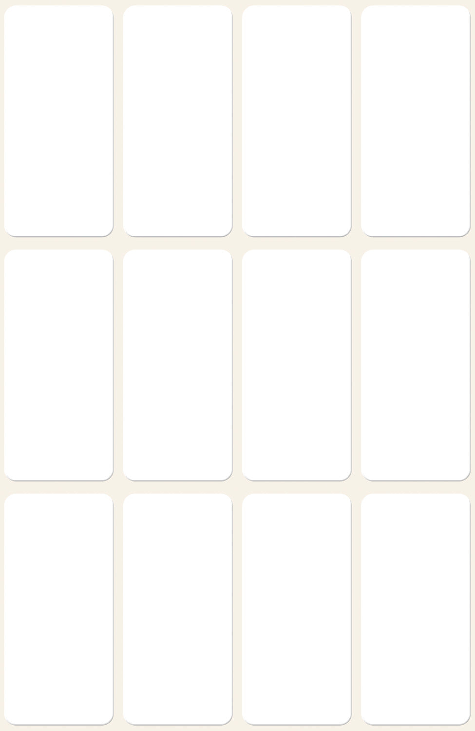 Etikete papirne bele za označevanje Avery Zweckform 3077, 38 x 18 mm