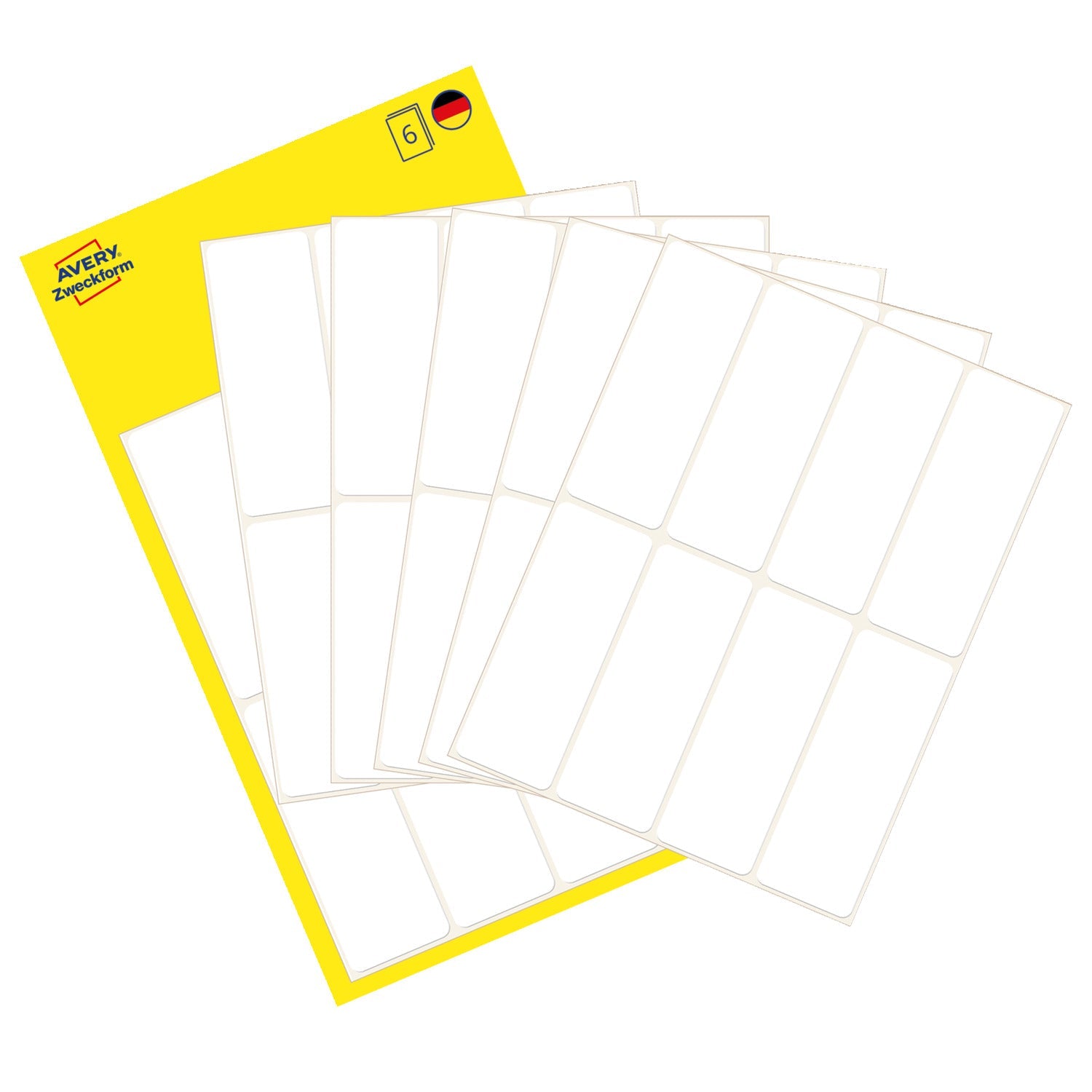 Etikete papirne bele za označevanje Avery Zweckform 3079, 50 x 19 mm