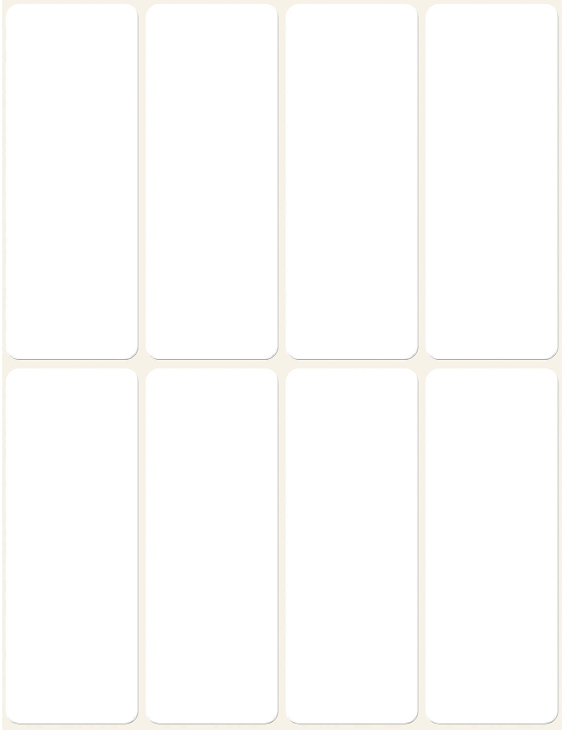 Etikete papirne bele za označevanje Avery Zweckform 3079, 50 x 19 mm