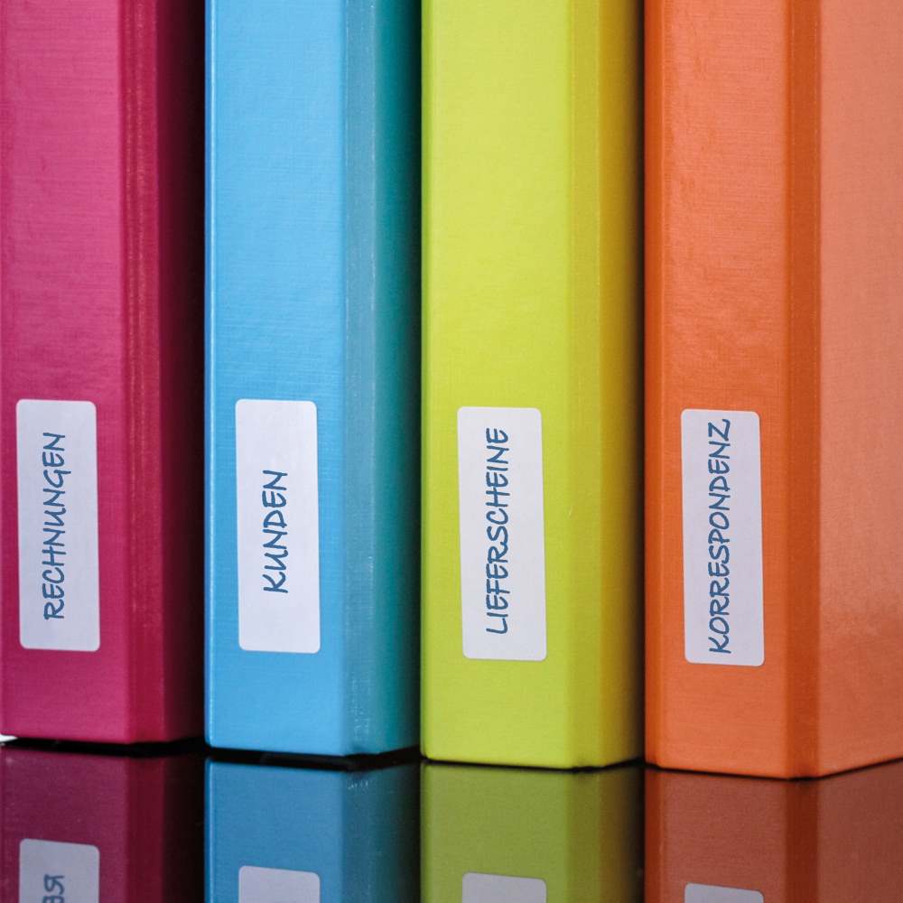 Etikete papirne bele za označevanje Avery Zweckform 3080, 76 x 19 mm