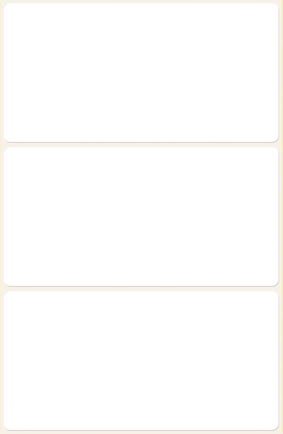 Etikete papirne bele za označevanje Avery Zweckform 3081, 76 x 39 mm