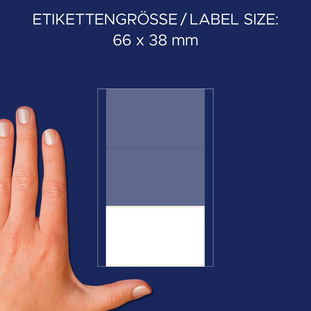 Etikete papirne bele za označevanje Avery Zweckform 3084, 66 x38 mm