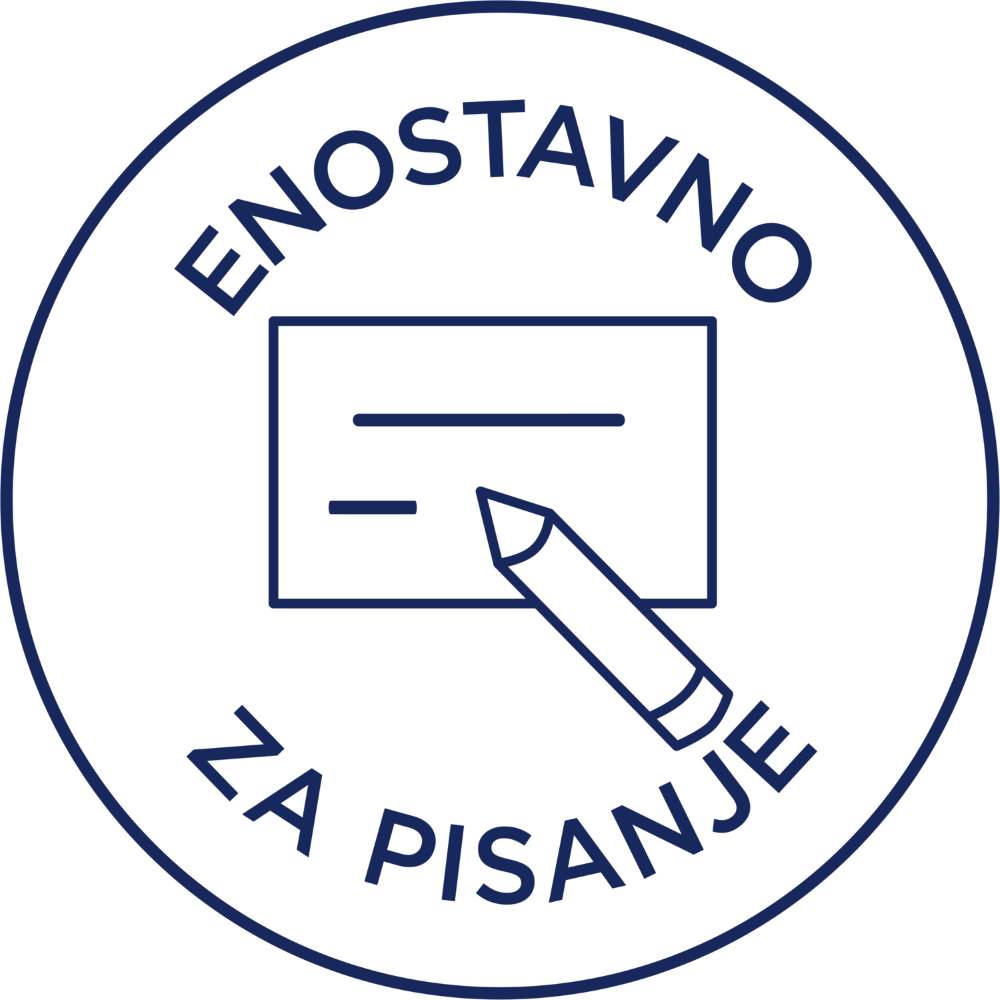 Etikete papirne bele za označevanje Avery Zweckform 3086, 50 x 15 mm