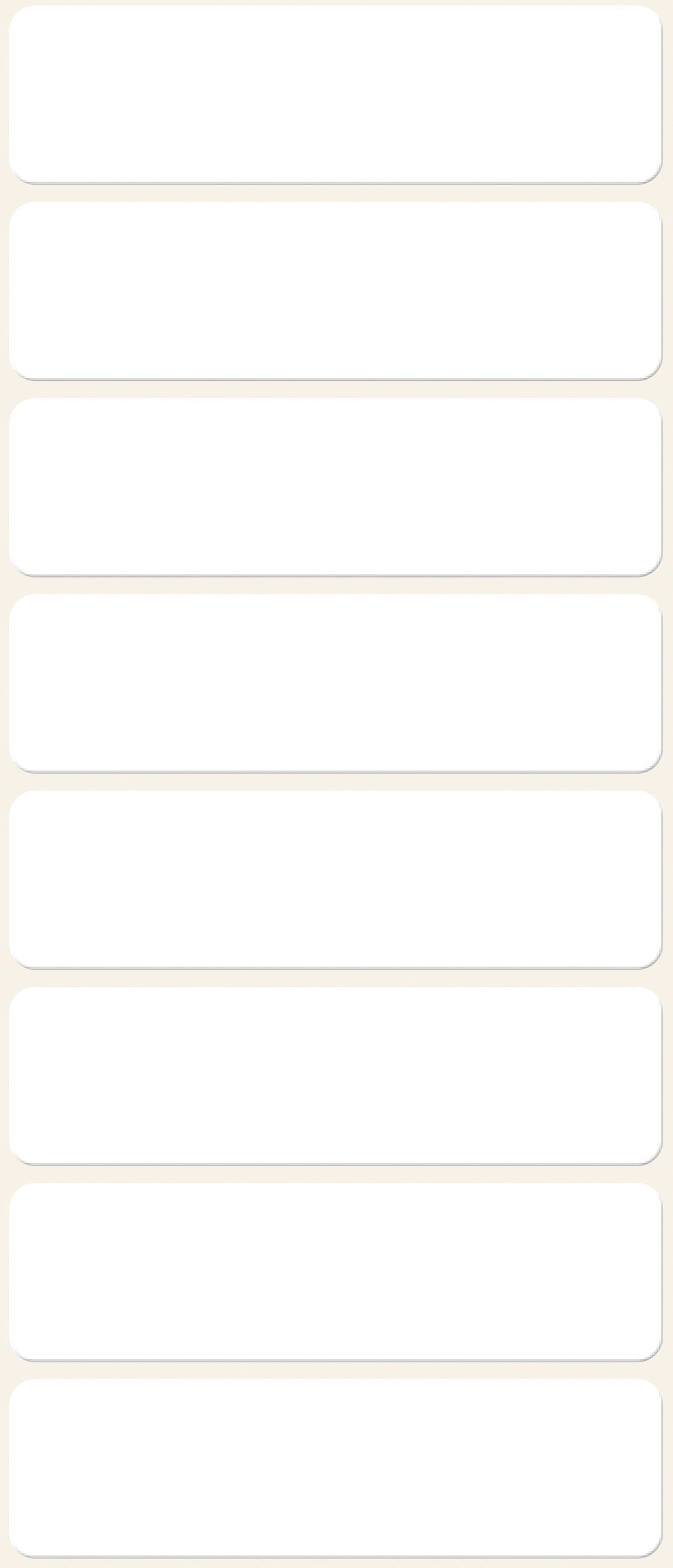 Etikete papirne bele za označevanje Avery Zweckform 3086, 50 x 15 mm