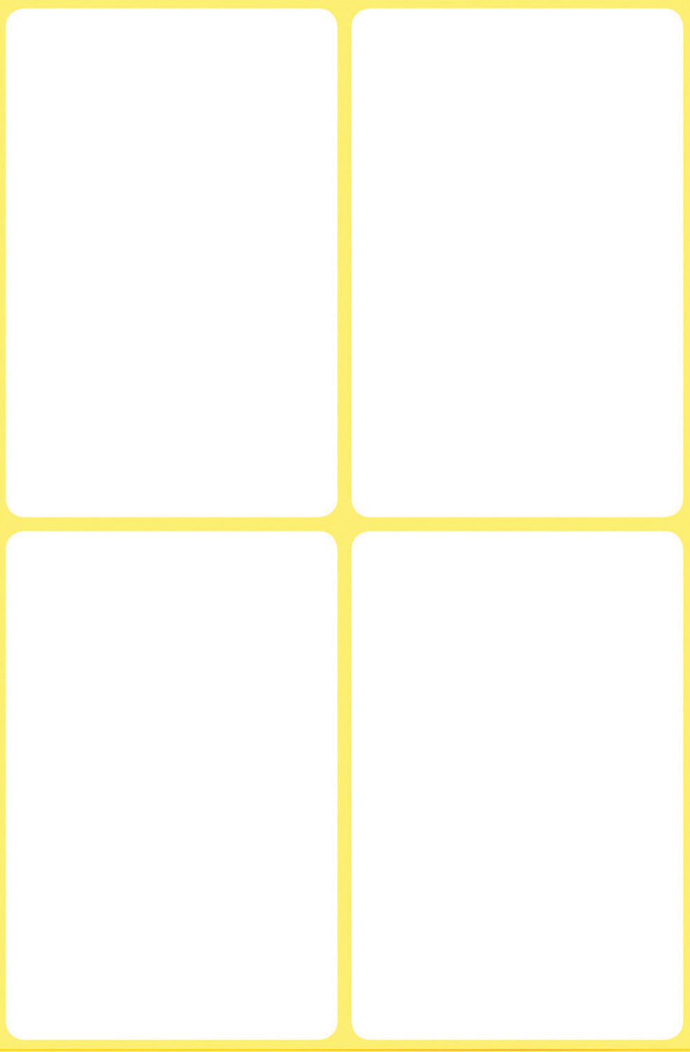 Etikete papirne bele za označevanje Avery Zweckform 3087, 54 x 35 mm