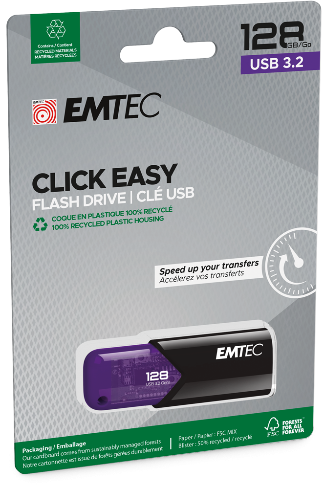 USB ključ EMTECH B110 Click Easy 3.2 16/32/64/128/256 GB