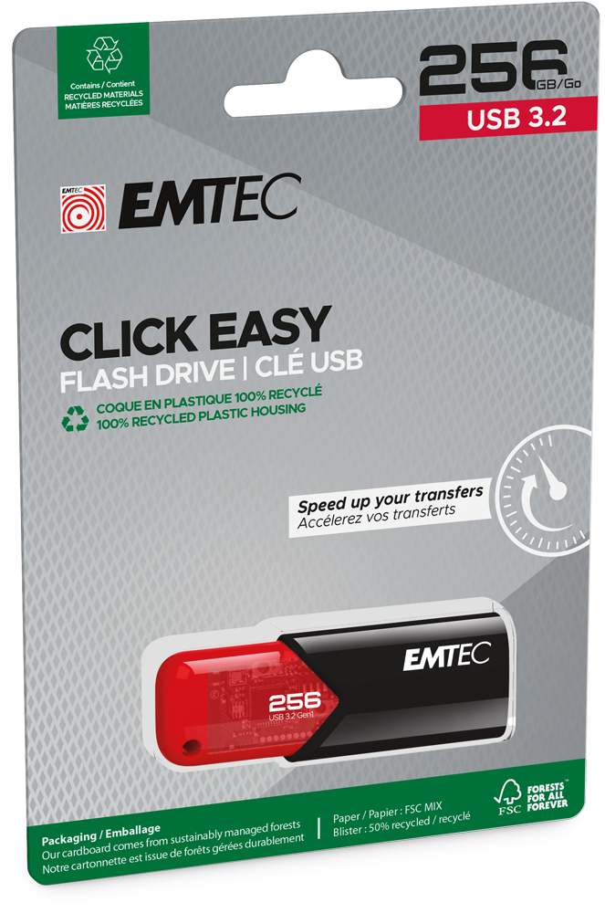 USB ključ EMTECH B110 Click Easy 3.2 16/32/64/128/256 GB