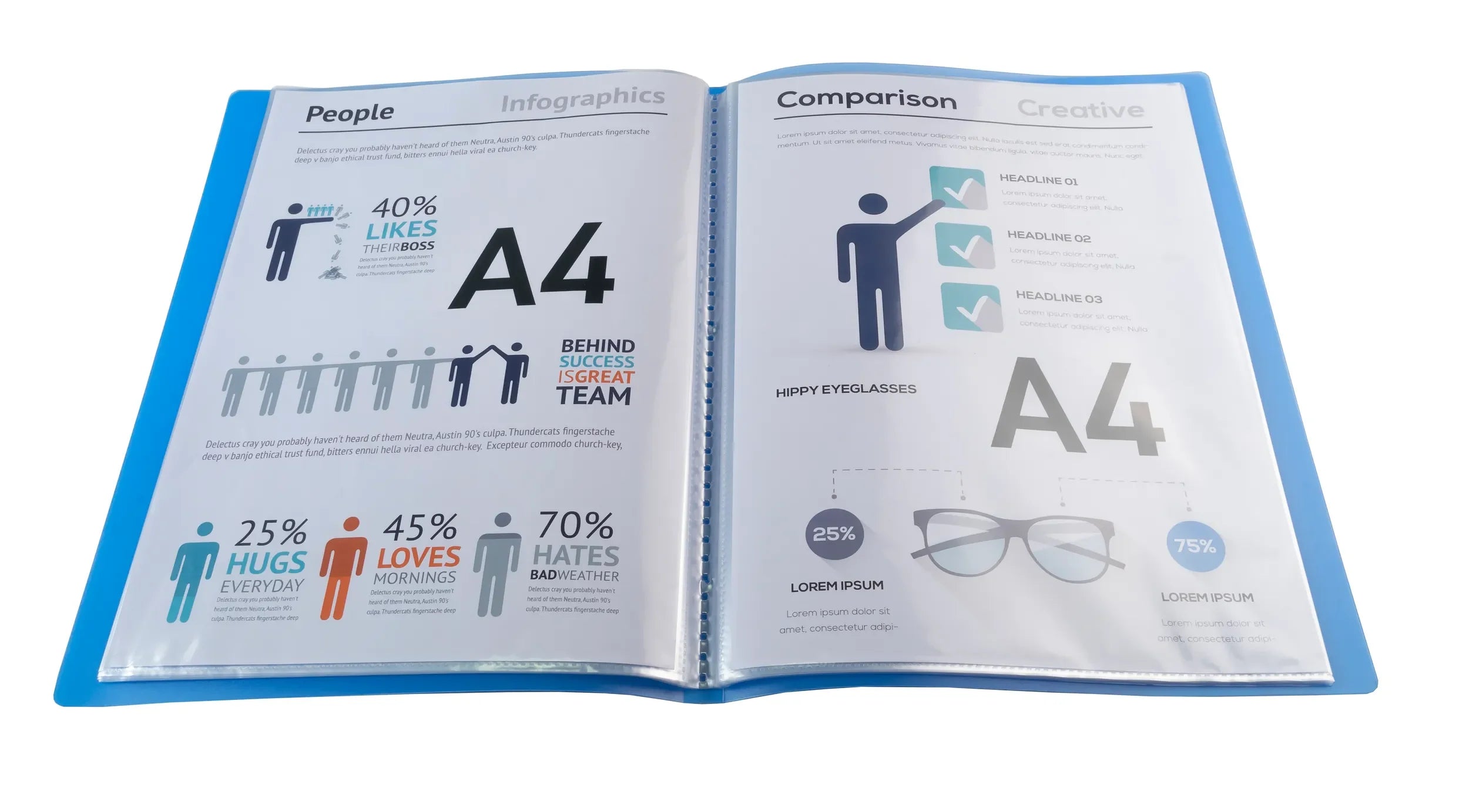 Mapa vložna 30/40 PP A4 Chromaline