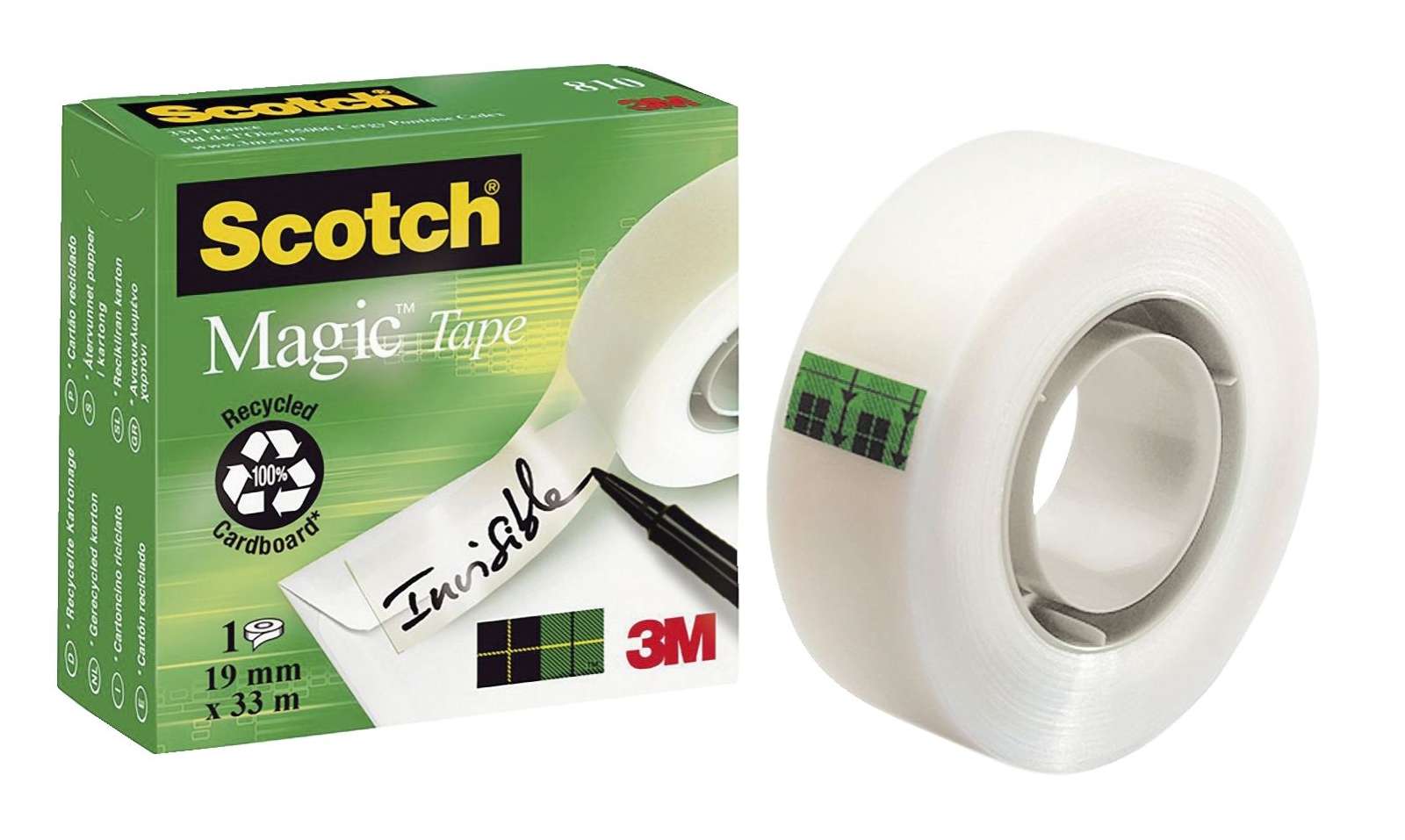 Lepilni trak Scotch 3M Magic 810, 33 m