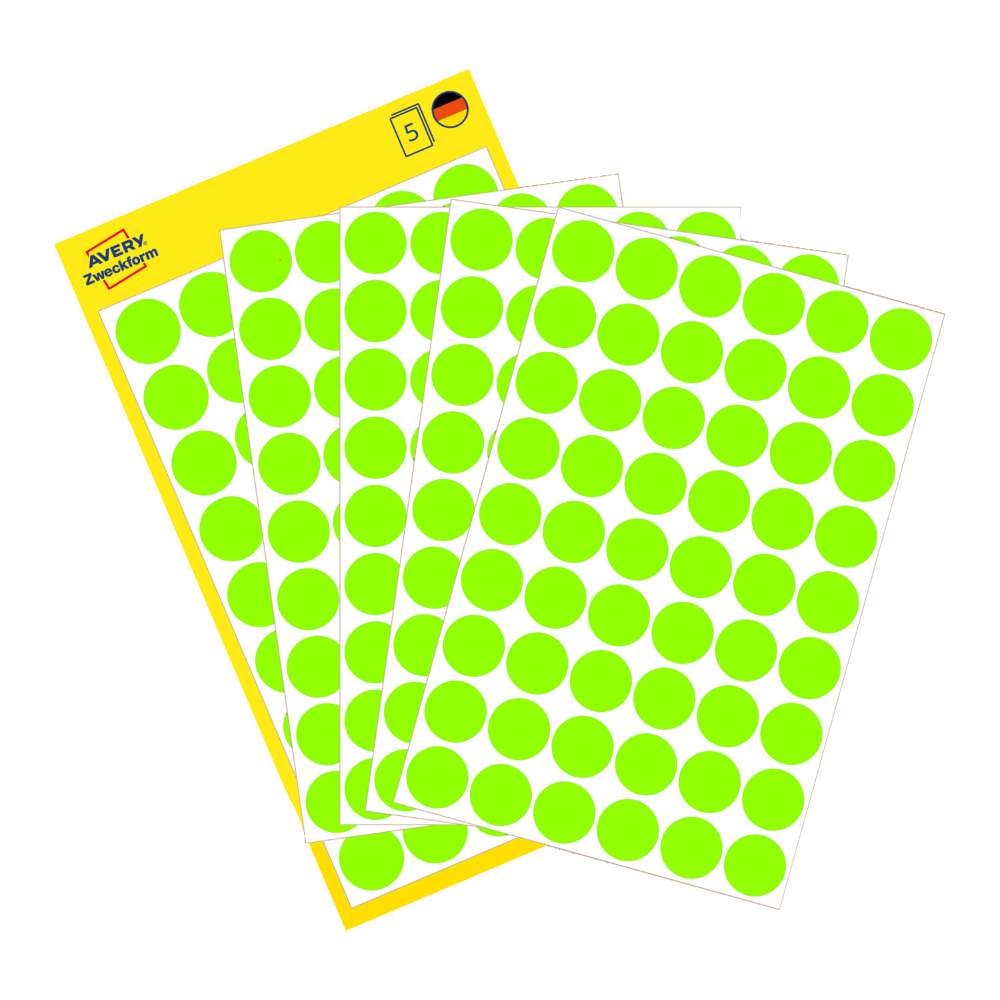 Etikete papirne okrogle markirne Avery Zweckform
