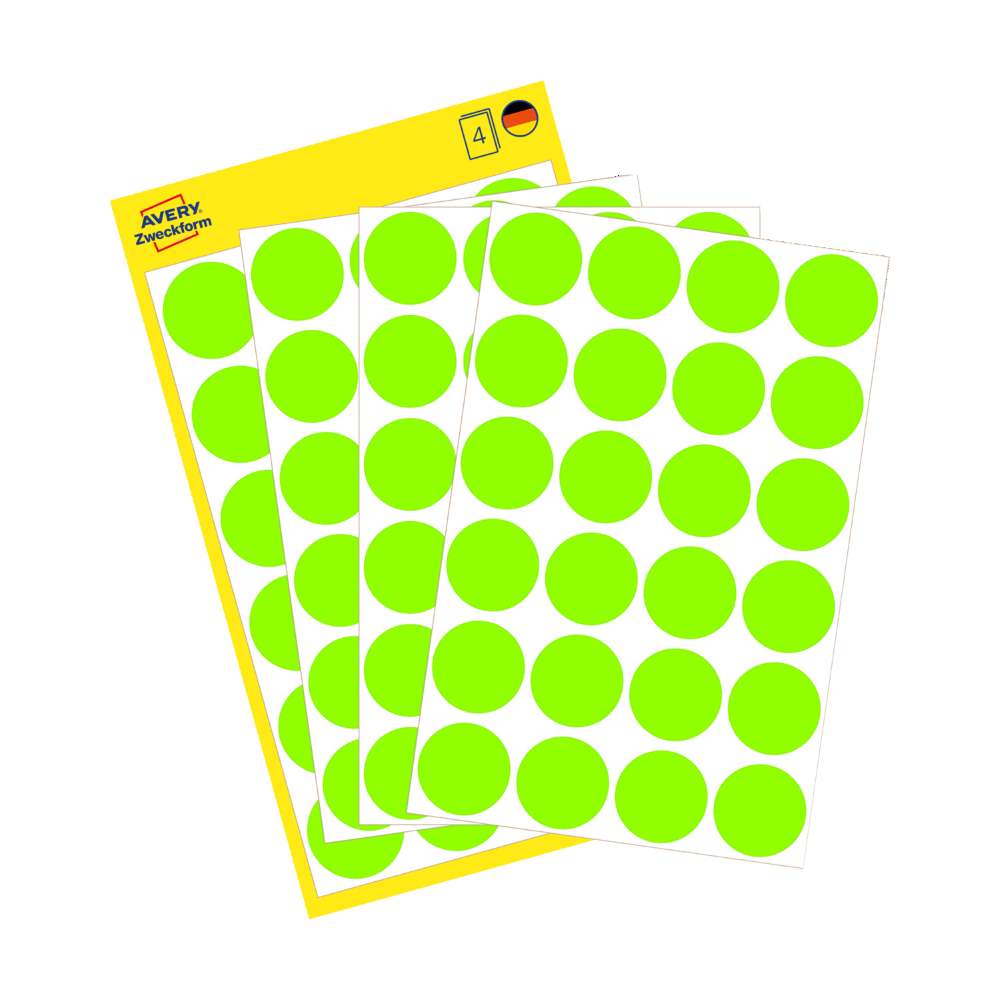 Etikete papirne okrogle markirne Avery Zweckform