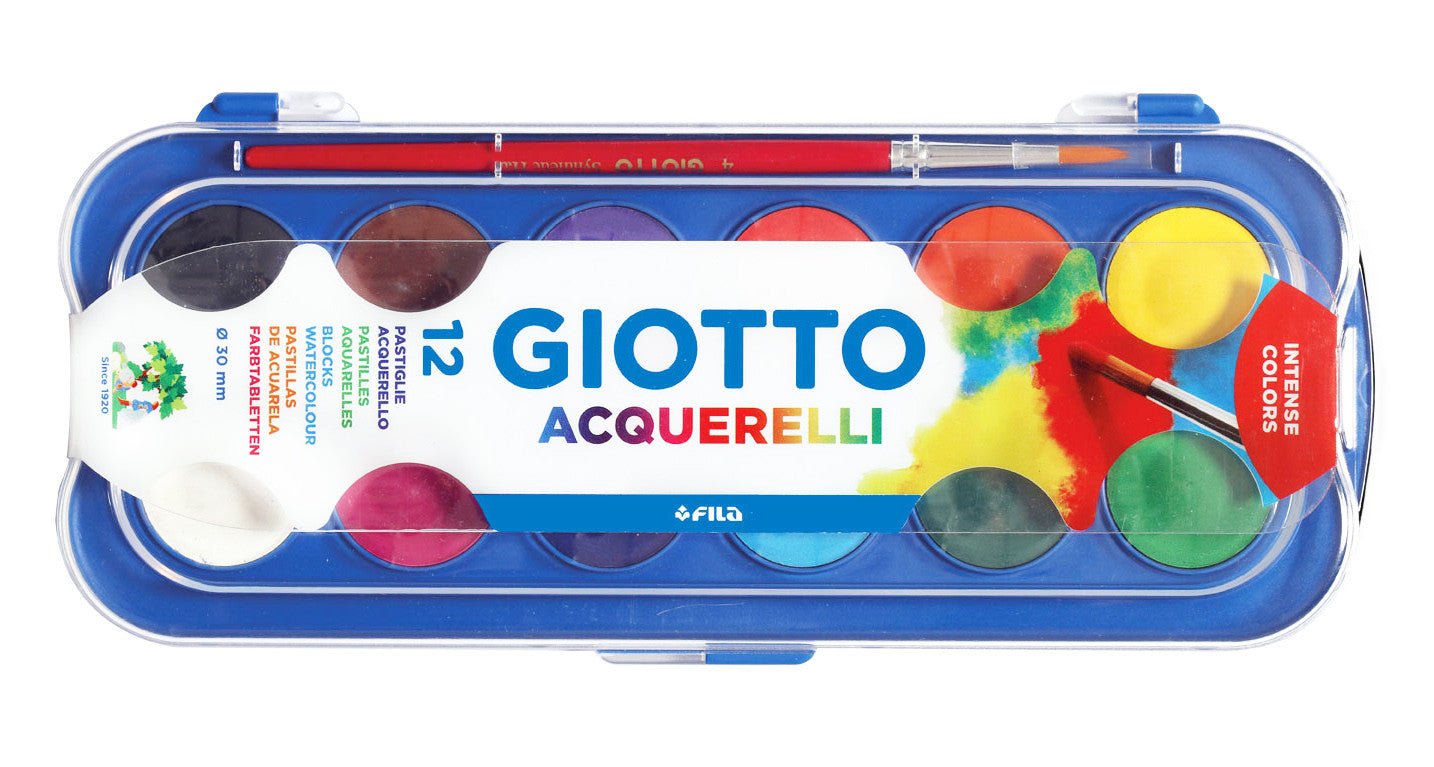 Barva vodena Giotto 351200, PVC škatla, 12/1