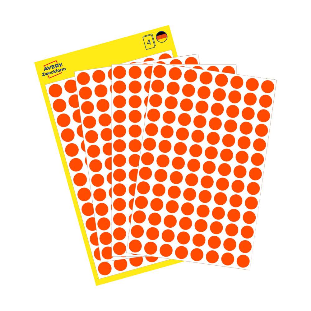 Etikete papirne okrogle markirne Avery Zweckform