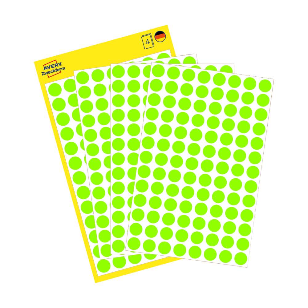 Etikete papirne okrogle markirne Avery Zweckform
