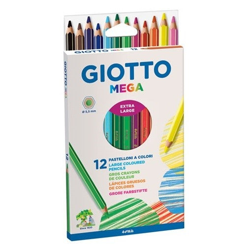 Barvice Giotto 225600 Mega, debele, tikotne, 12/1