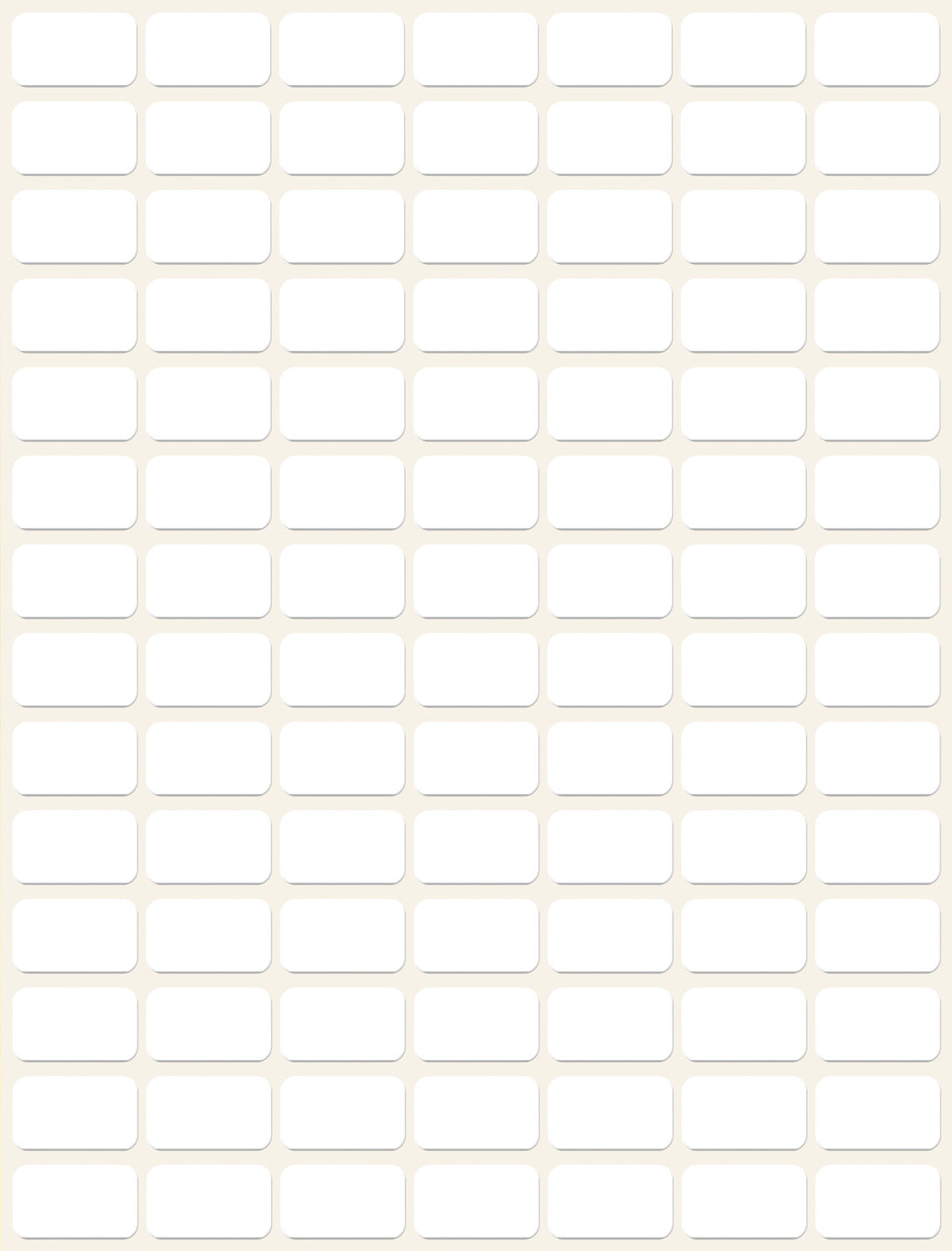 Etikete papirne bele za označevanje Avery Zweckform 3311, 16 x 9 mm