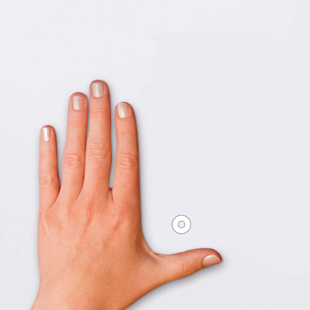 Etikete bele za ojačitev lukenj Avery Zweckform 3508, fi 13 mm