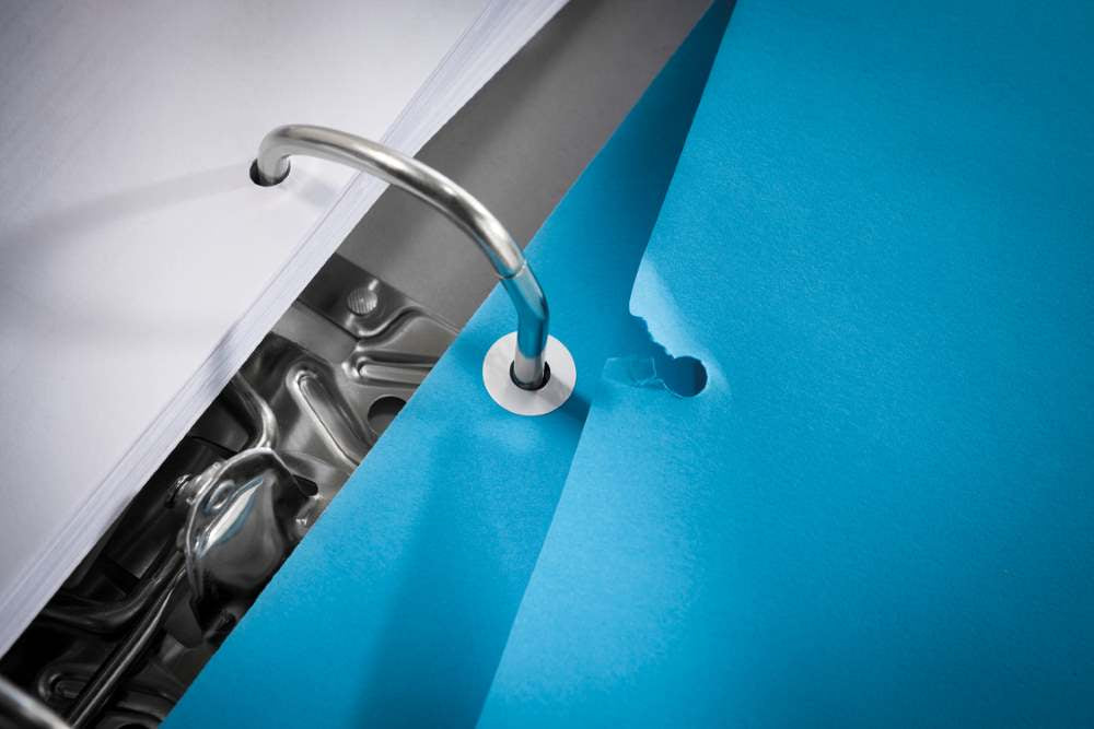 Etikete bele za ojačitev lukenj Avery Zweckform 3508, fi 13 mm