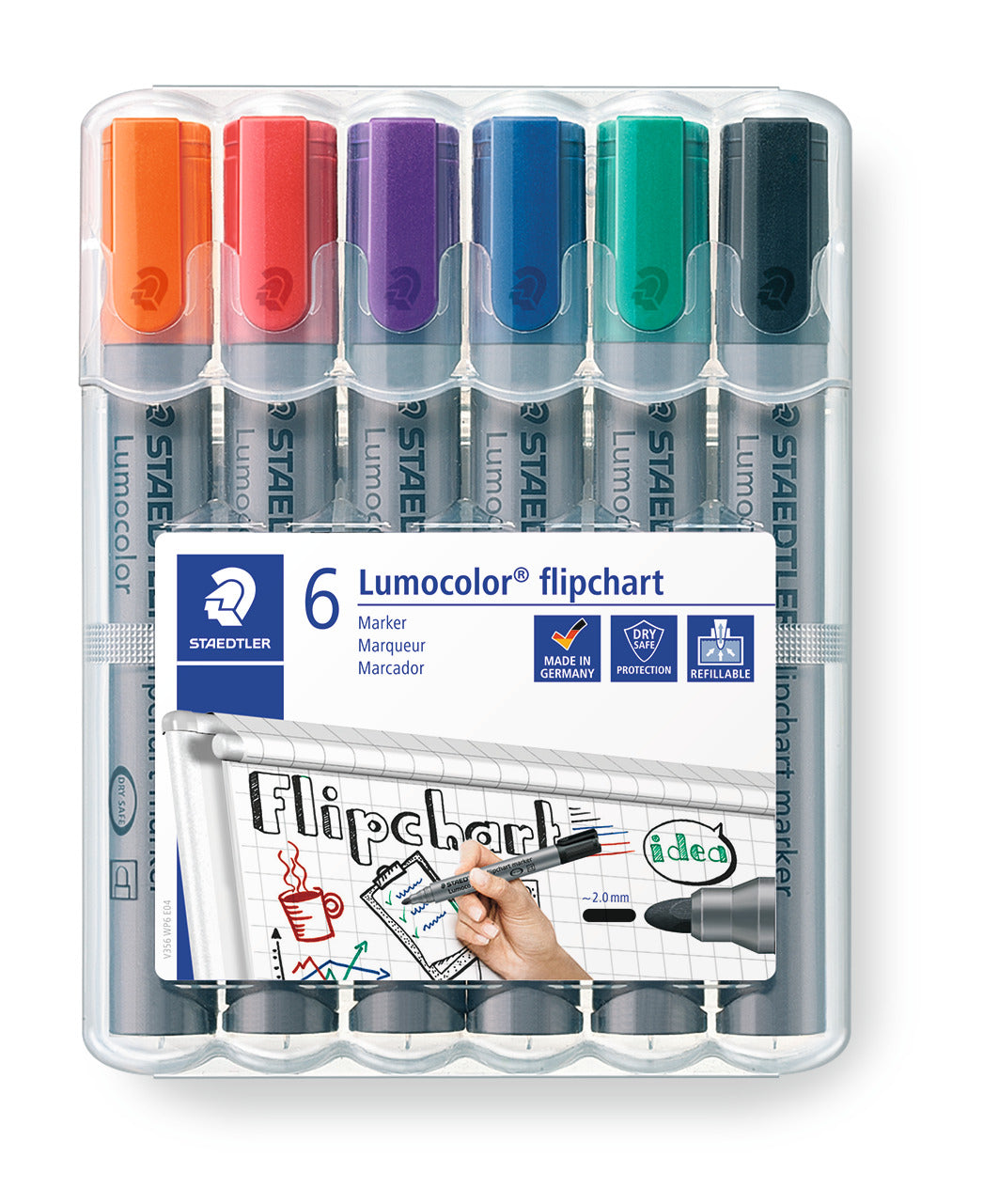 Marker Staedtler Flipchart 356 WP4/WP6