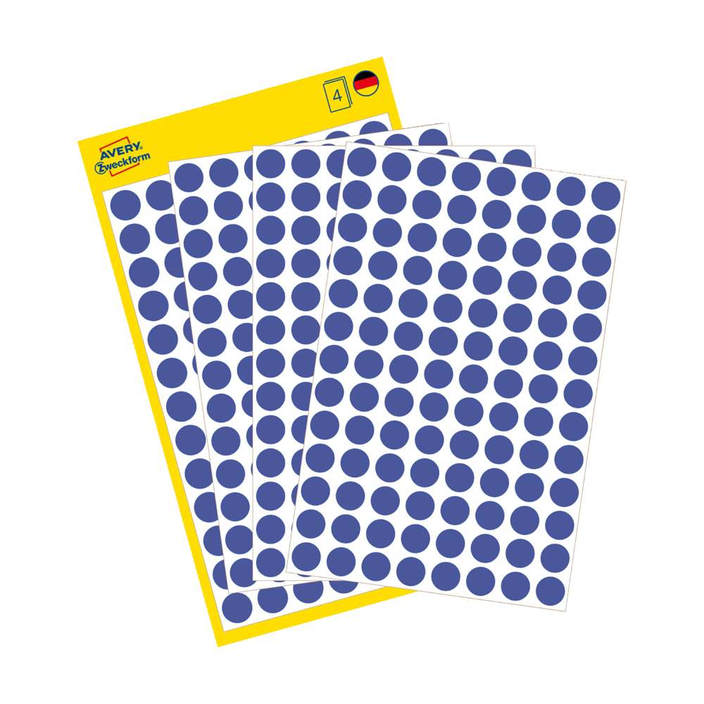 Etikete papirne odstranljive okrogle markirne Avery Zweckform