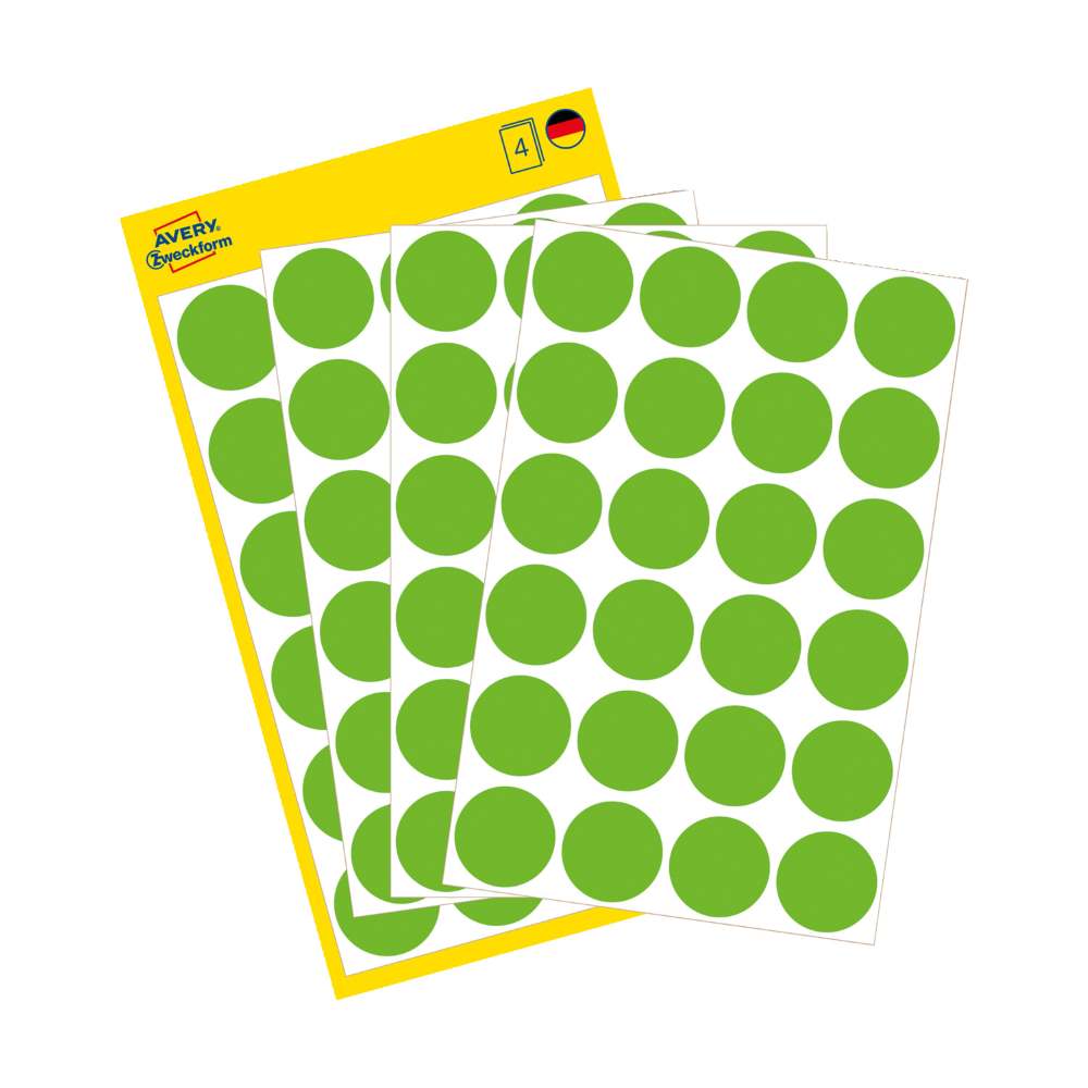 Etikete papirne odstranljive okrogle markirne Avery Zweckform