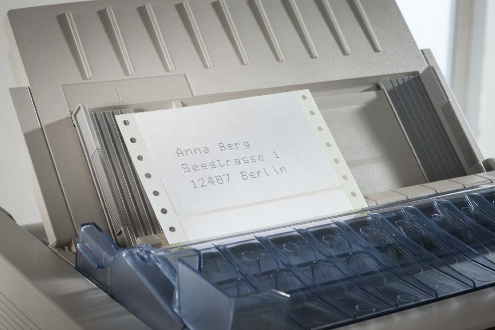 Etikete papirne bele na neskončnem traku Avery Zweckform 3615, 88,9 x 35,7 mm