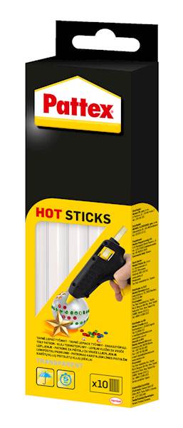 Lepilo v palčkah za vroče lepljenje s pištolo Pattex PSO12 vložki 200g, 10 kosov
